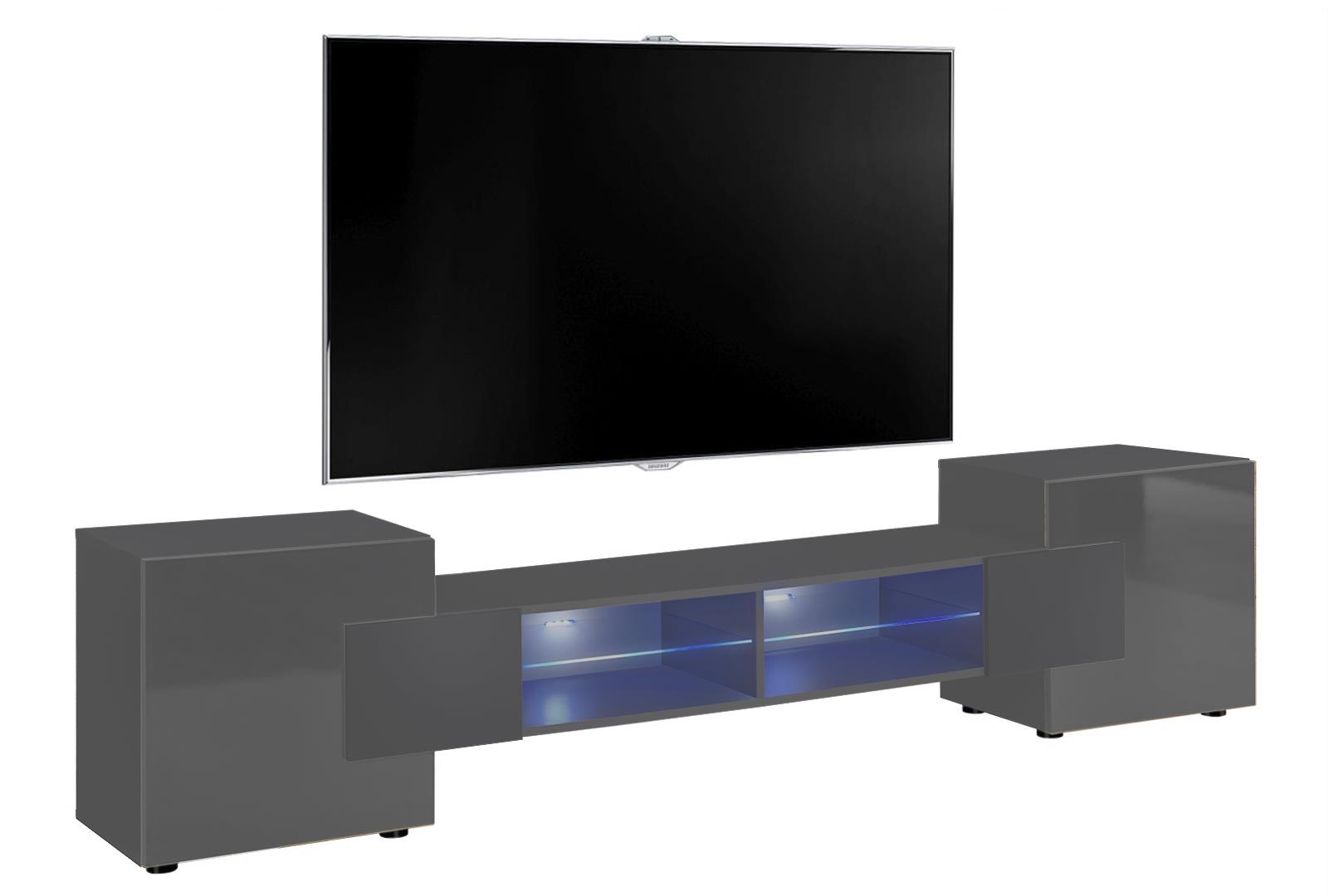 Entretenimiento Centro de Medios Gabinete de TV LED Muebles Moderna