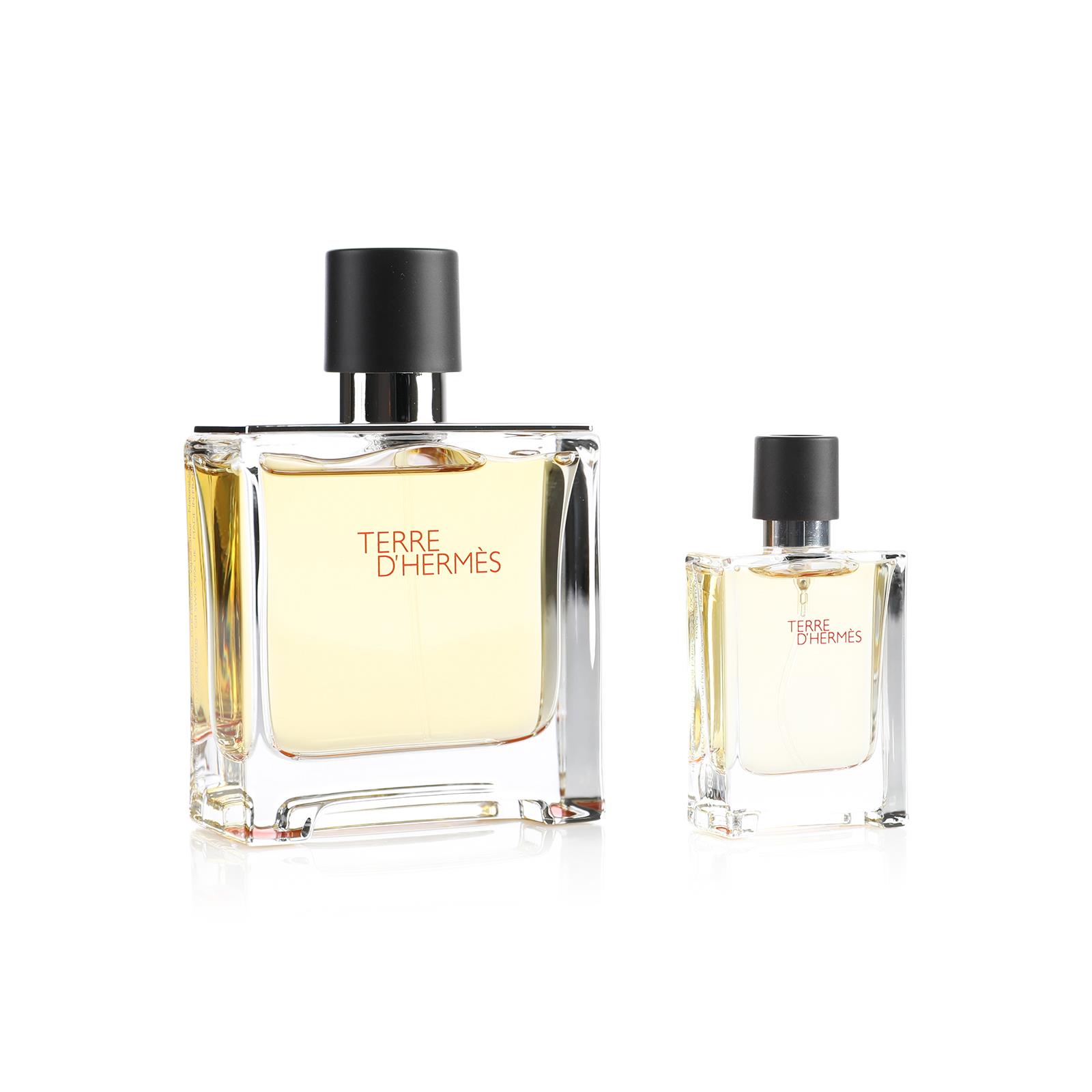 Hermes Terre d'Hermes Pure Parfum 75ml + 12.5ml Gift Set New