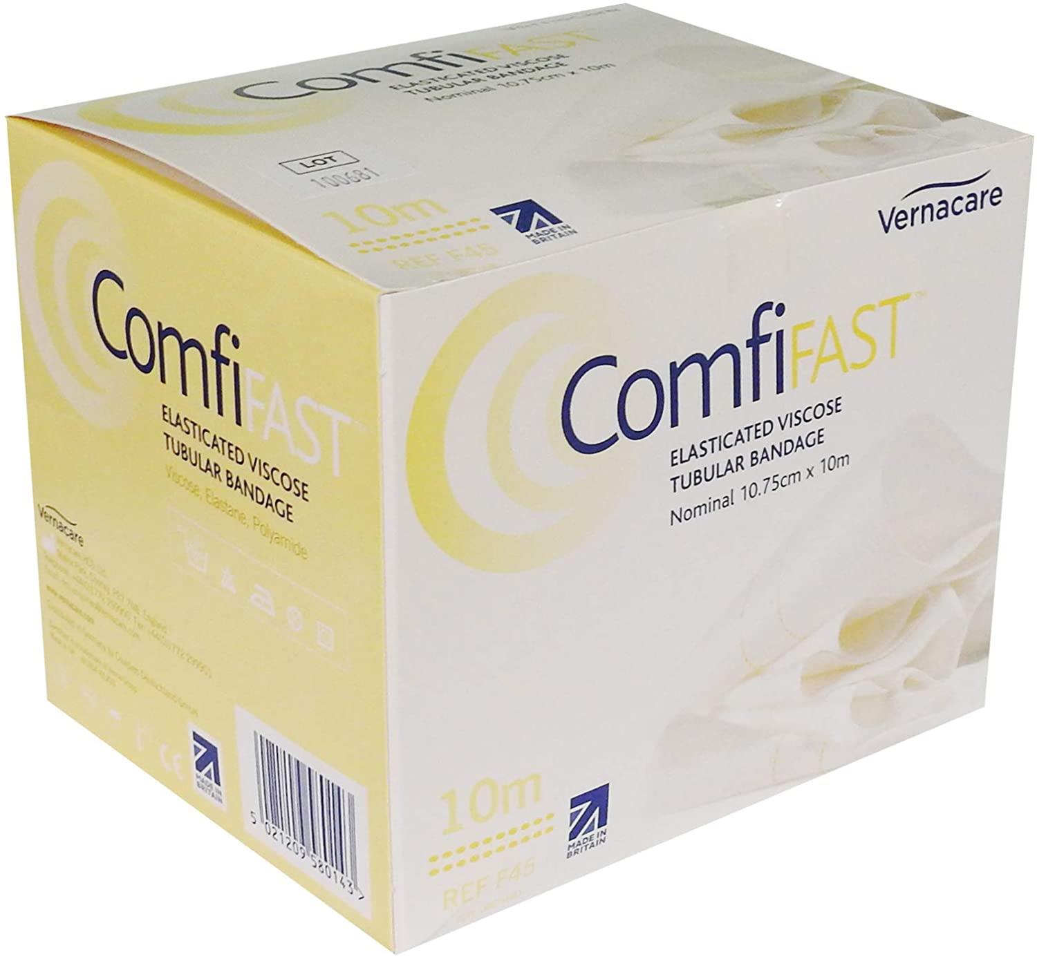 Comfifast Elasticated Tubular Bandage Yellow Line 10.75cm x 10m eBay