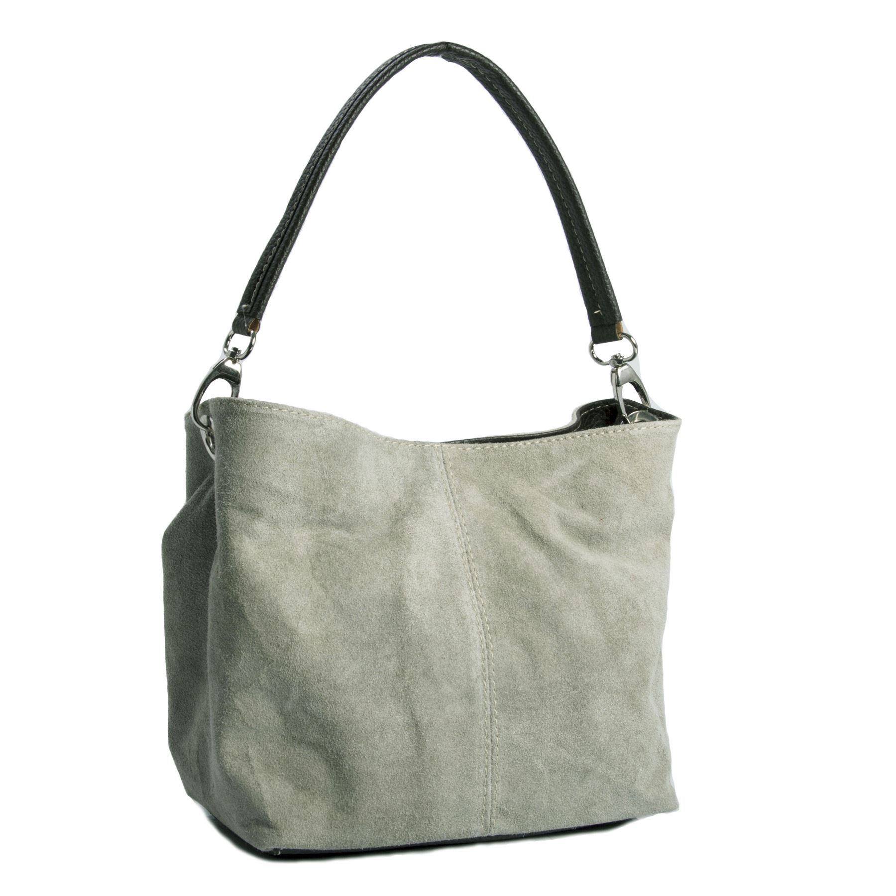 Big Handbag Shop Womens Mini Real Suede Leather Single Strap Hobo