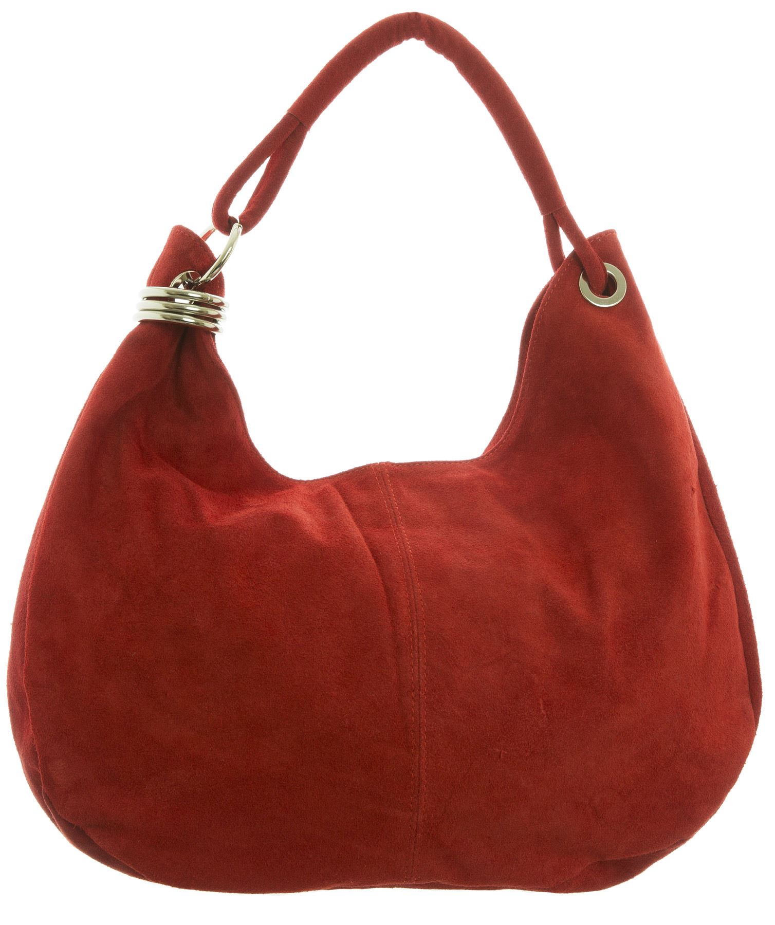 Big Handbag Shop Women Italian Real Suede Leather Large Hobo Shoulder
