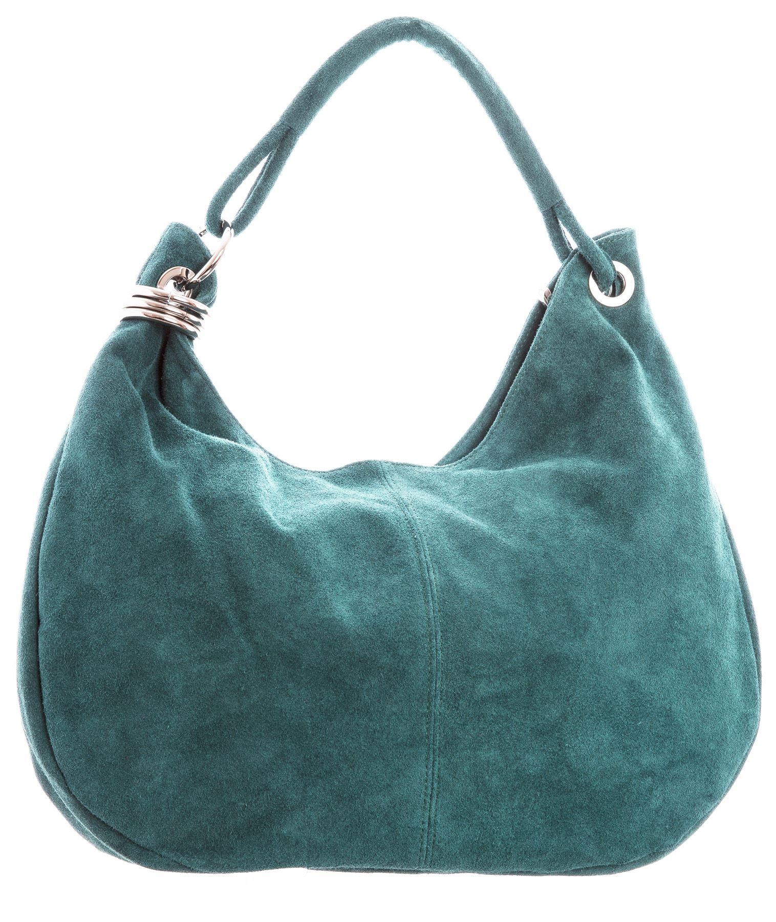 Big Handbag Shop Women Italian Real Suede Leather Large Hobo Shoulder