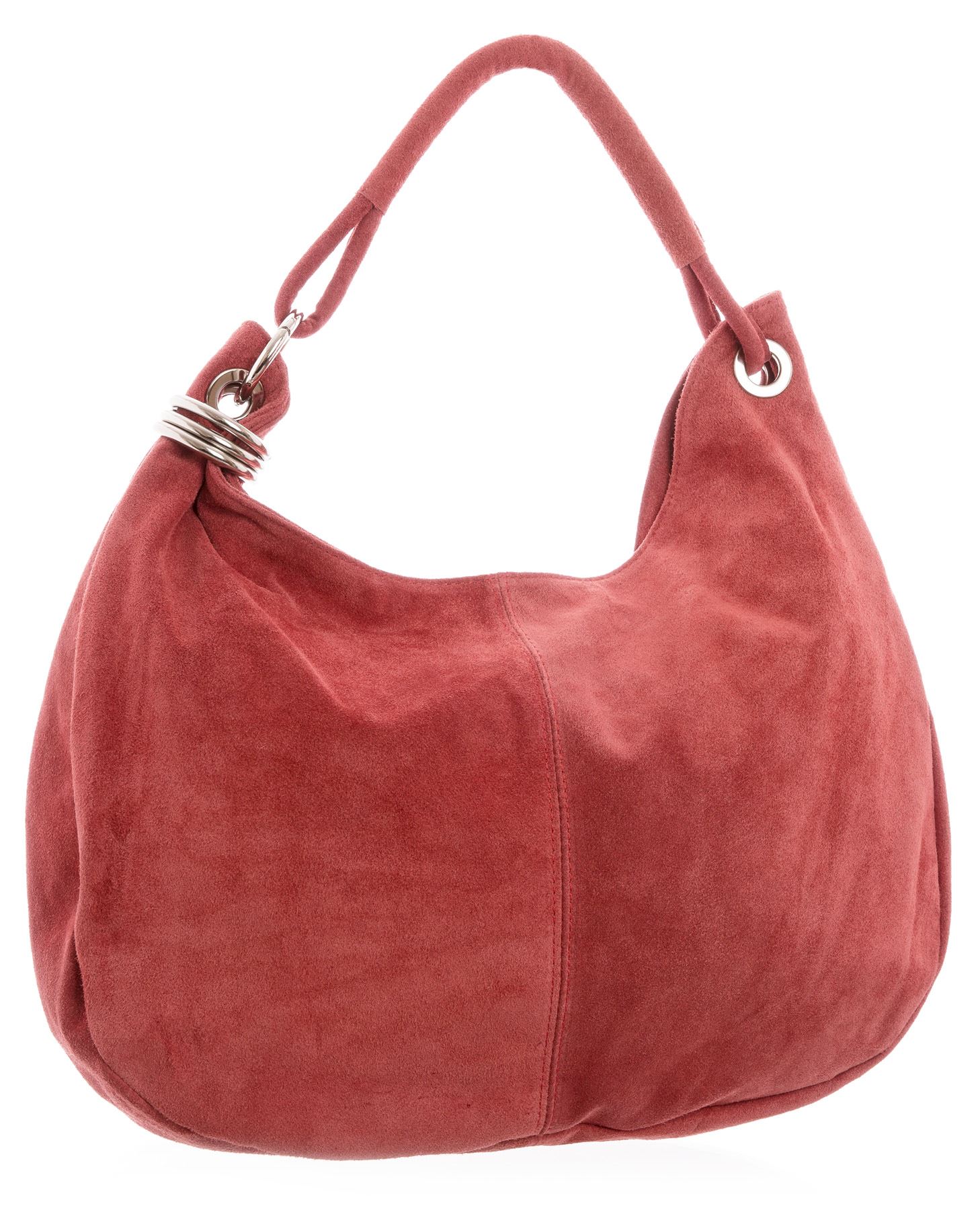 Big Handbag Shop Women Italian Real Suede Leather Large Hobo Shoulder
