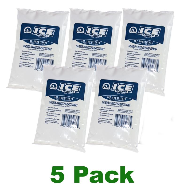 IGLOO MaxCold Ice Gel Pack – White – Reusable Cooler Accessory