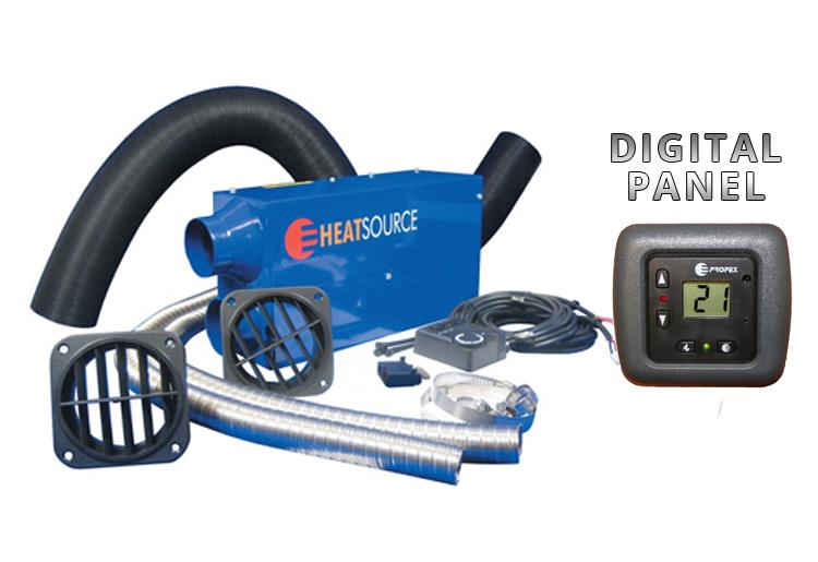 PROPEX HEATSOURCE HS2000 LPG GAS HEATER 12V DIGITAL THERMOSTAT FOR