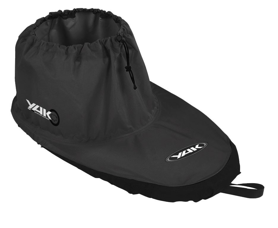 YAK KAYAK SPRAY DECK UNIVERSAL SIZE WAIST BLACK IDEAL FOR SEA / TOURING