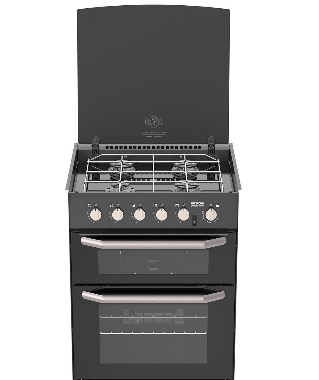 THETFORD SPINFLO CAPRICE MK3 4 BURNER 1/2 HEIGHT CARAVAN HOB OVEN GRILL