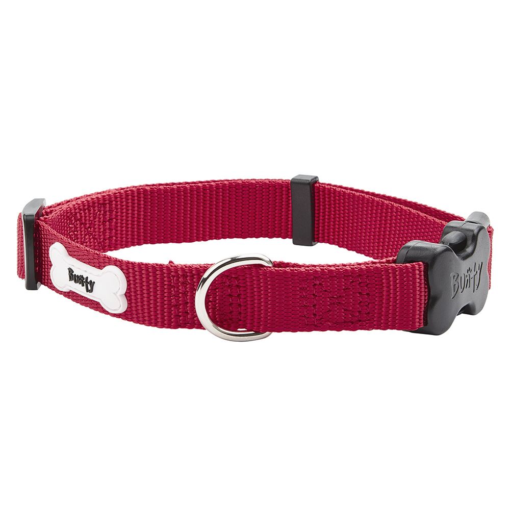 Collare regolabile per cani e cuccioli in nylon con anello di piombo in metallo - varie misure/colori - Foto 5 di 5