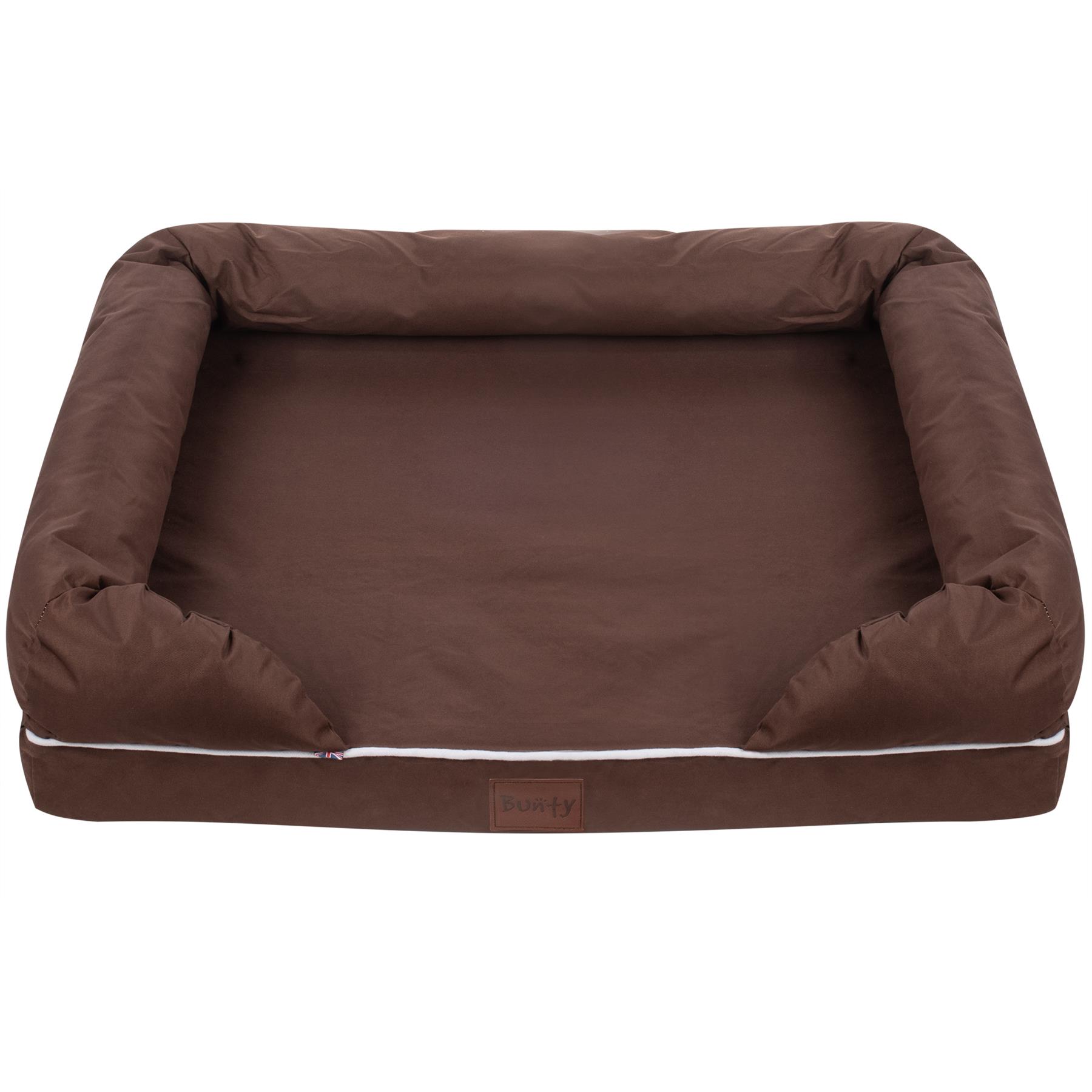 Pet Cat Dog Bed Washable Removable Cover Thick Padded Base Water Resistant S M L - Picture 23 of 46