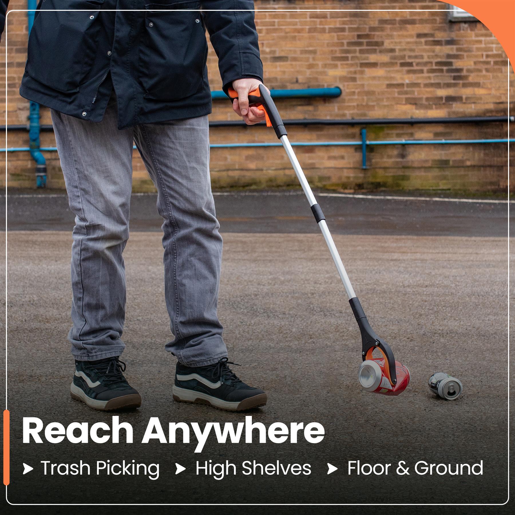 81cm/31" Reacher Grabber Tool - Long Reach Litter Picker Pick Up Mobility Tool - Picture 24 of 49