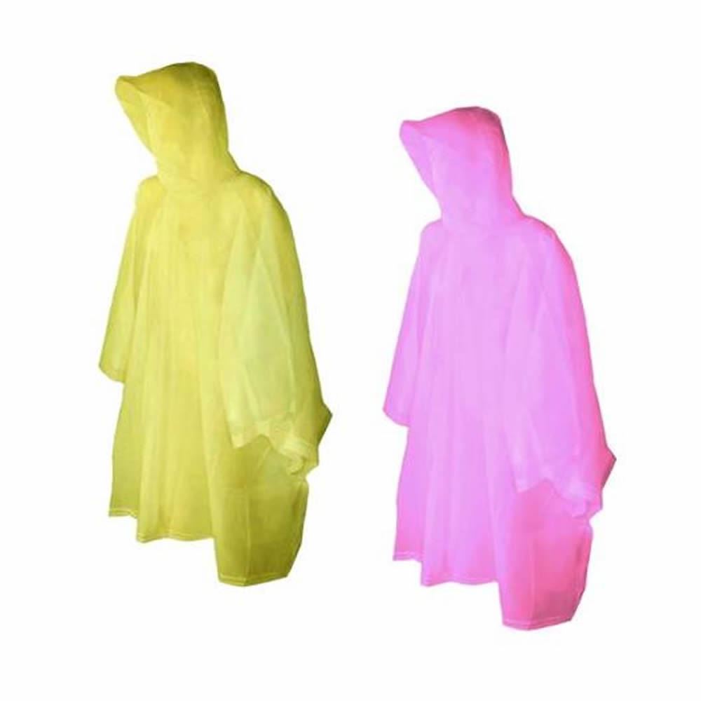 En Plastique Réutilisable Poncho Adulte étanche Poncho Camping Festival Walkin pluie COA