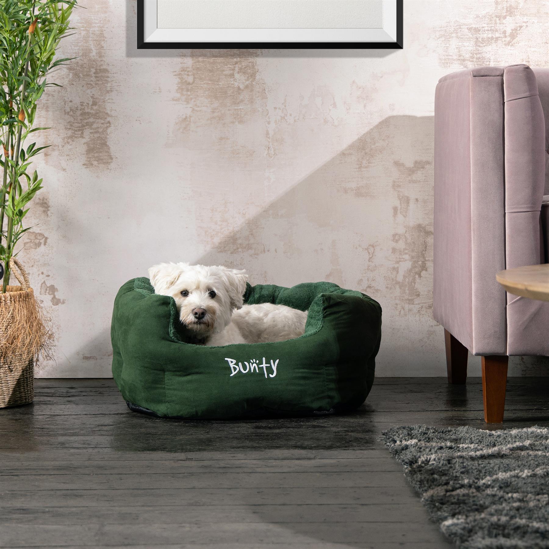 Bunty Dog Bed Cat Beds Soft Washable Fleece Removable Puppy Cushion Pet Oval - Picture 15 of 26