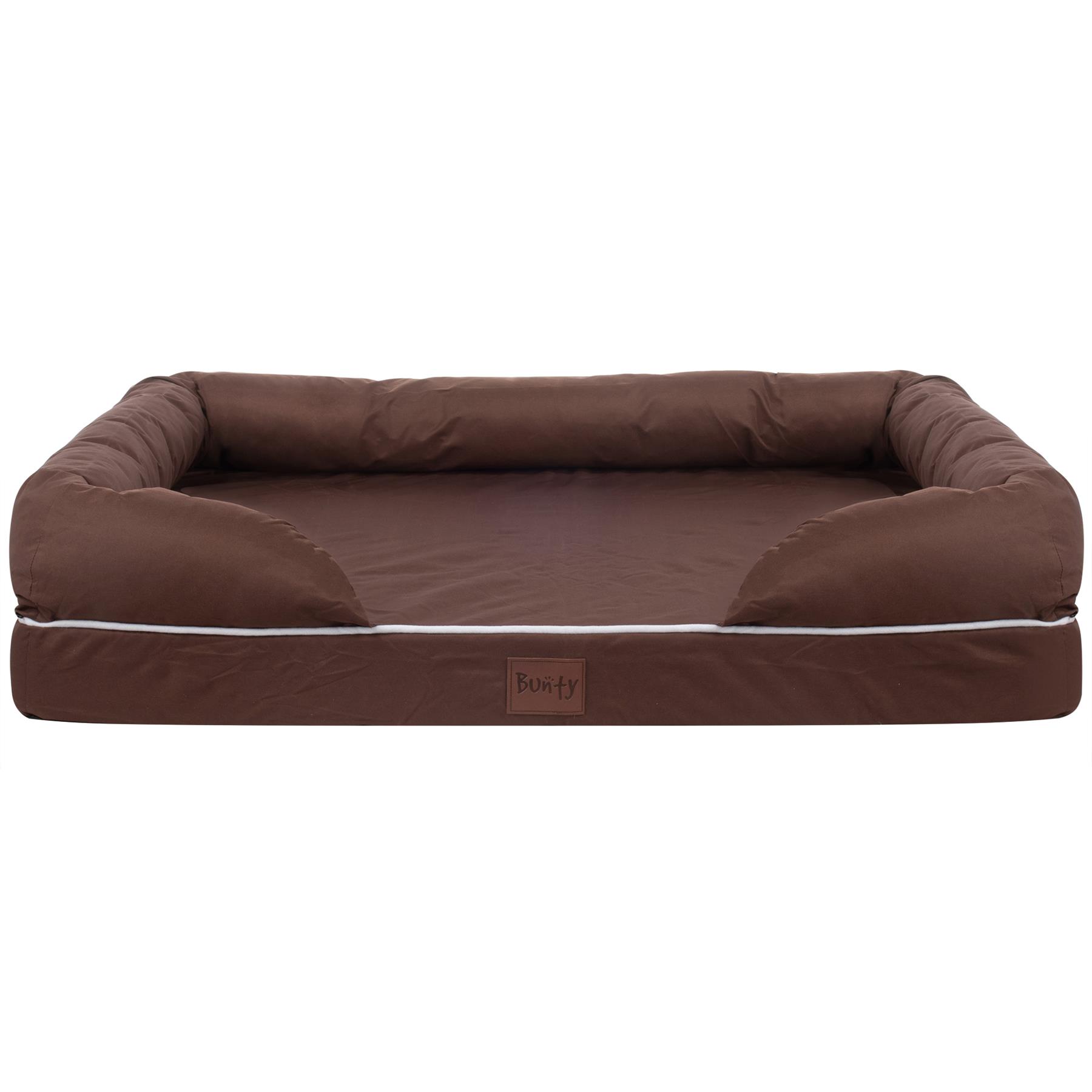 Pet Cat Dog Bed Washable Removable Cover Thick Padded Base Water Resistant S M L - Picture 41 of 46