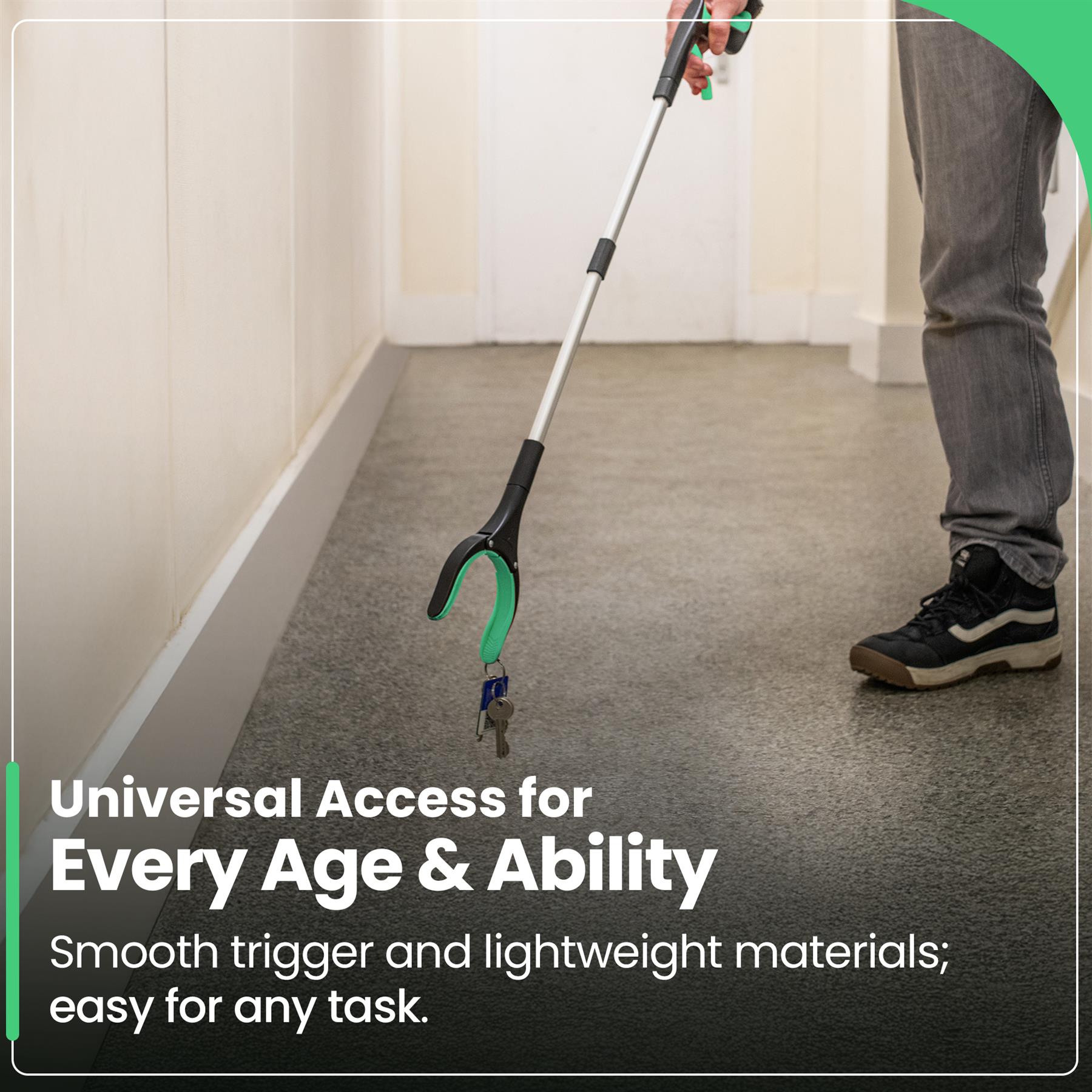 81cm/31" Reacher Grabber Tool - Long Reach Litter Picker Pick Up Mobility Tool - Picture 13 of 49