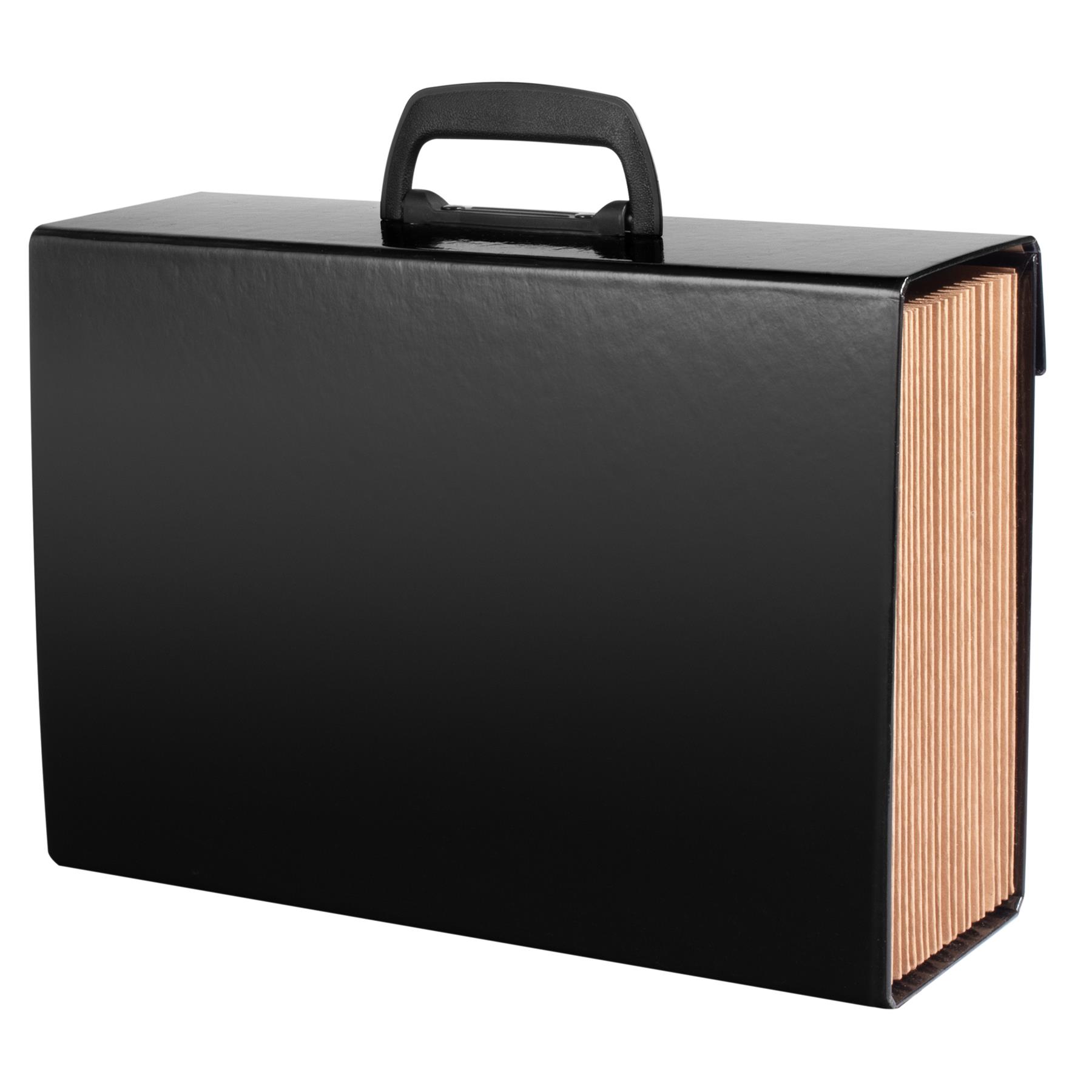 19 Pocket A4 Box File Wallet Expanding Organiser Paper Documents Foolscap Folder - Picture 7 of 29