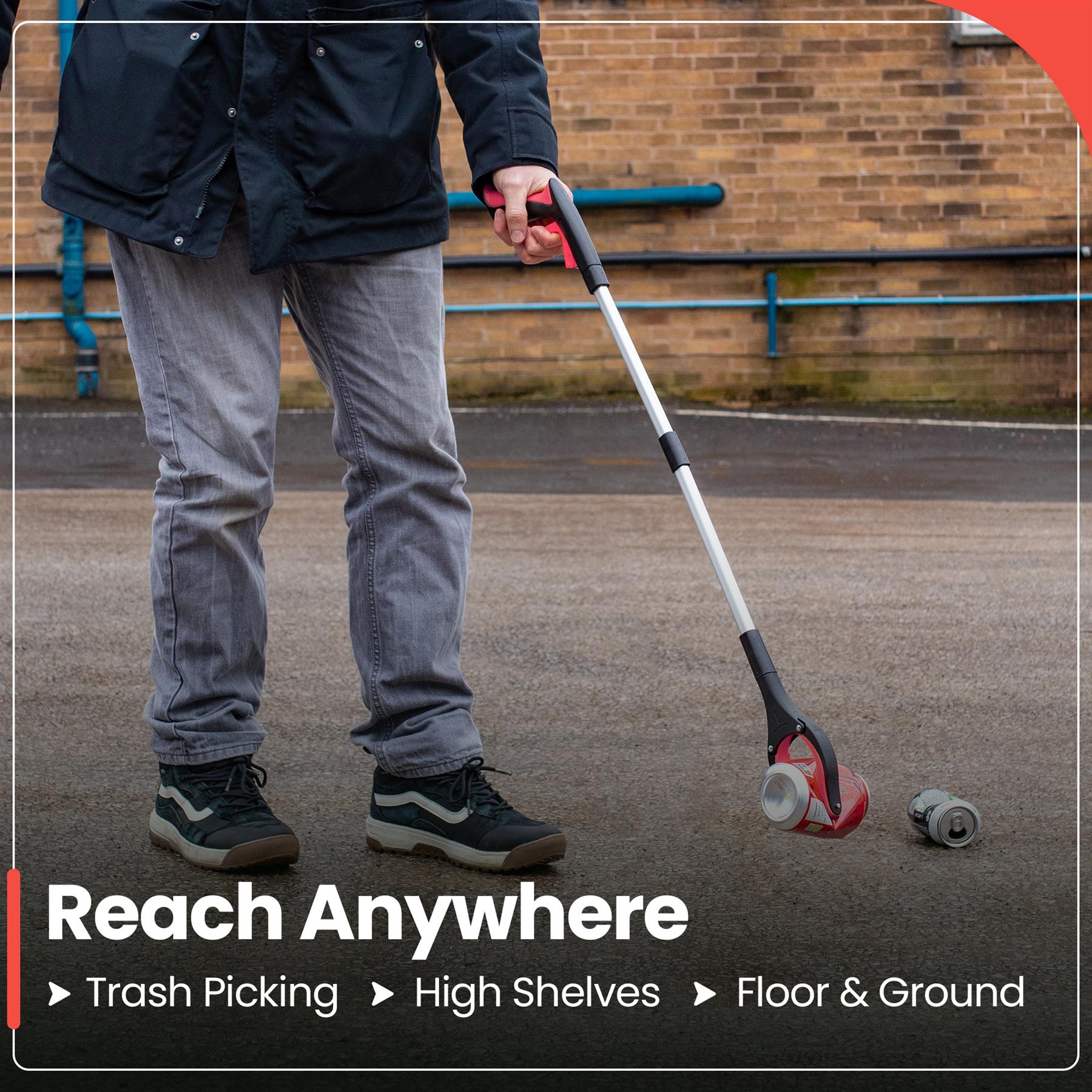 81cm/31" Reacher Grabber Tool - Long Reach Litter Picker Pick Up Mobility Tool - Picture 40 of 49