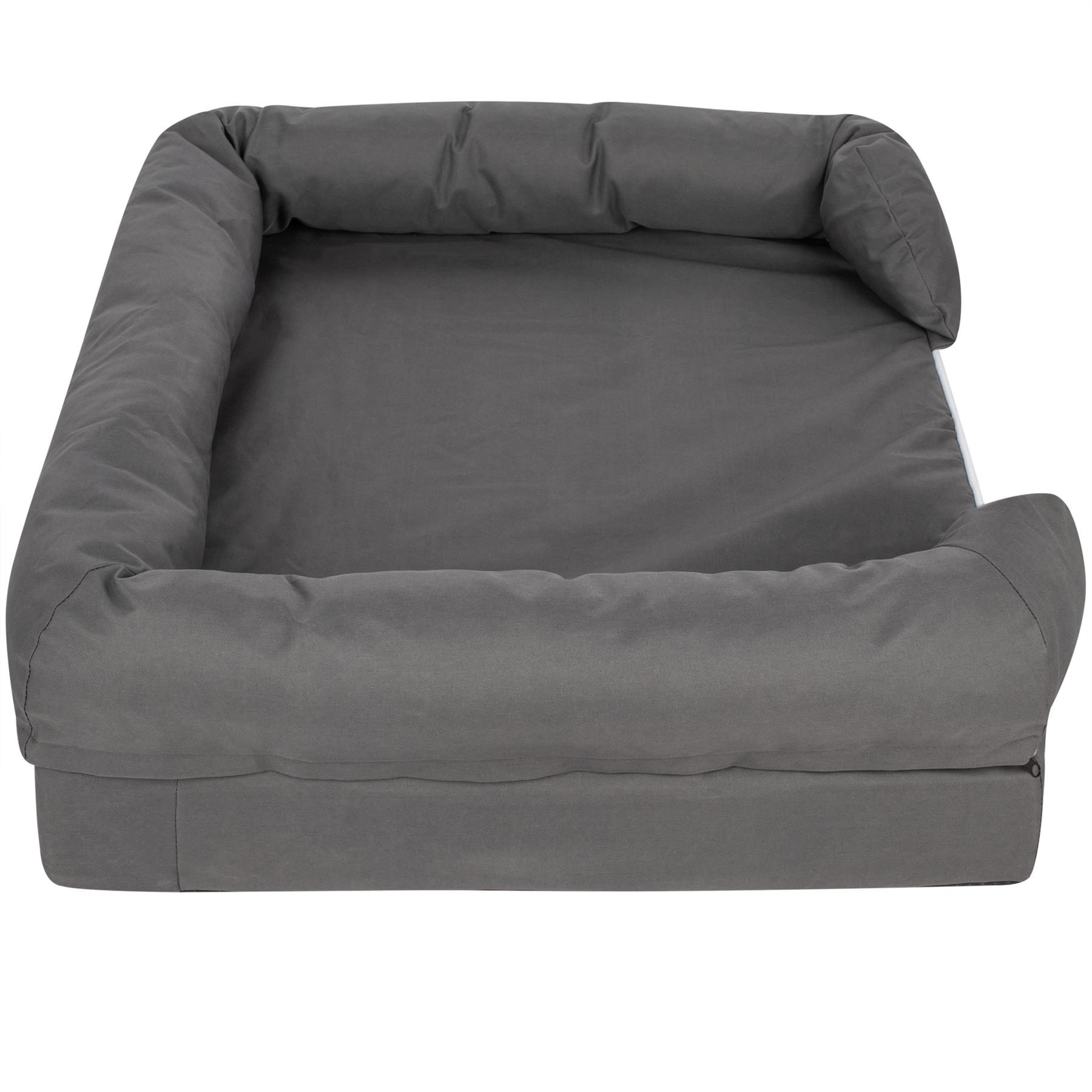 Pet Cat Dog Bed Washable Removable Cover Thick Padded Base Water Resistant S M L - Picture 31 of 46