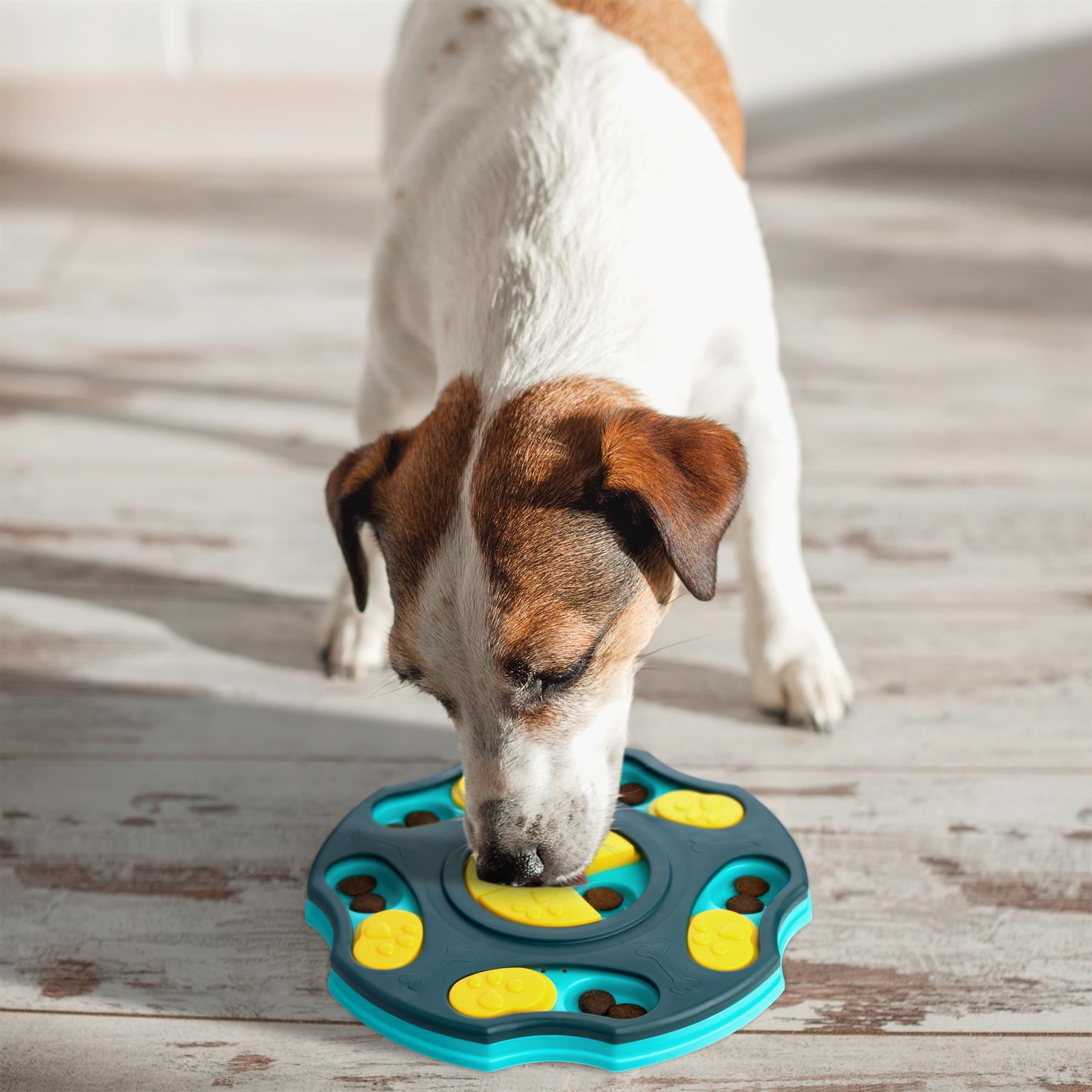 Bunty Interactive Dog Toy Stimulating Puzzle Slow Feeder Dog Treat Dispenser - Picture 4 of 19