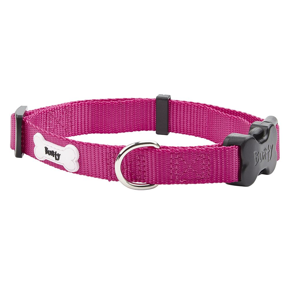 Collare regolabile per cani e cuccioli in nylon con anello di piombo in metallo - varie misure/colori - Foto 3 di 5