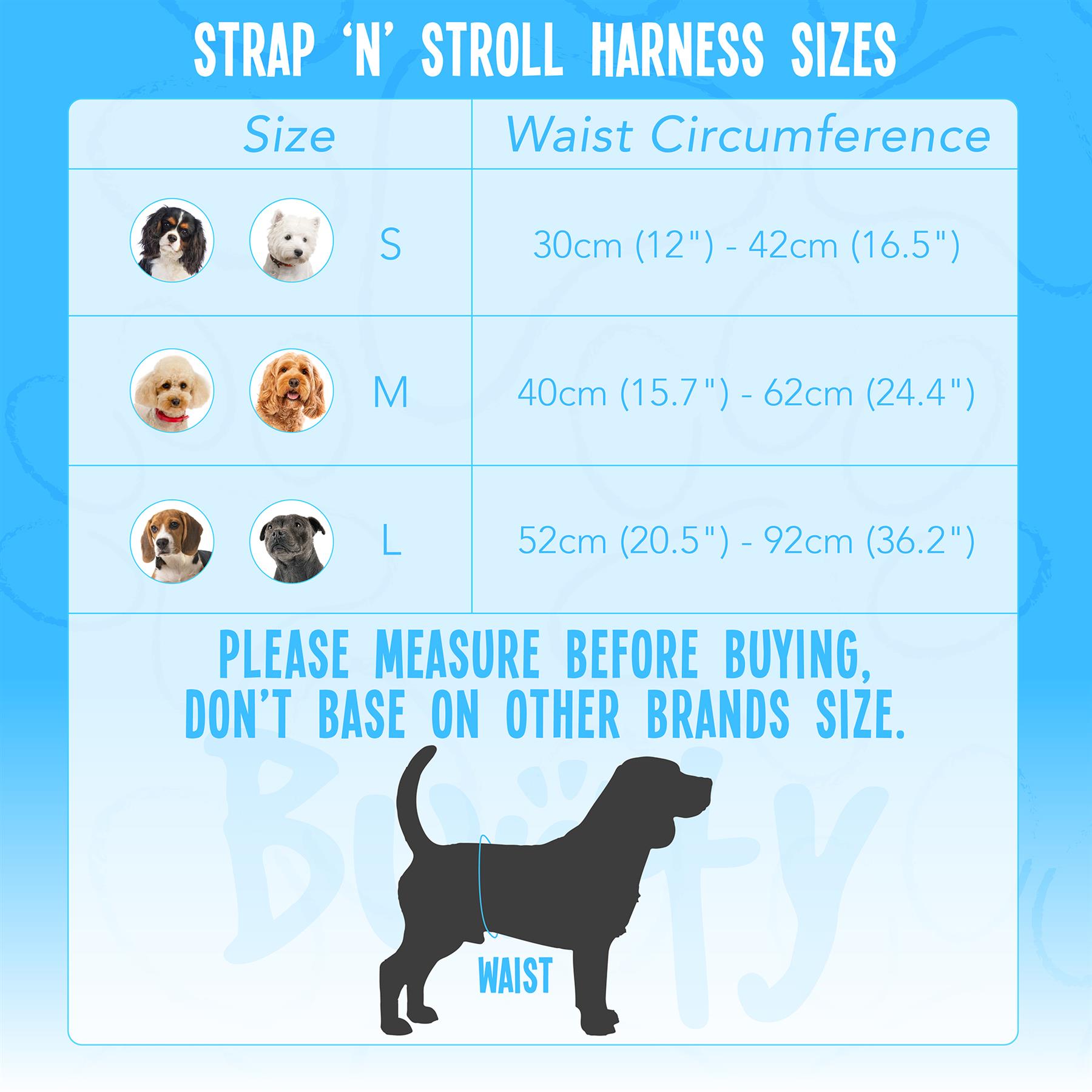 Bunty Adjustable Step-In Dog Harness - Small, Medium & Large Sizes For Pets & Puppies