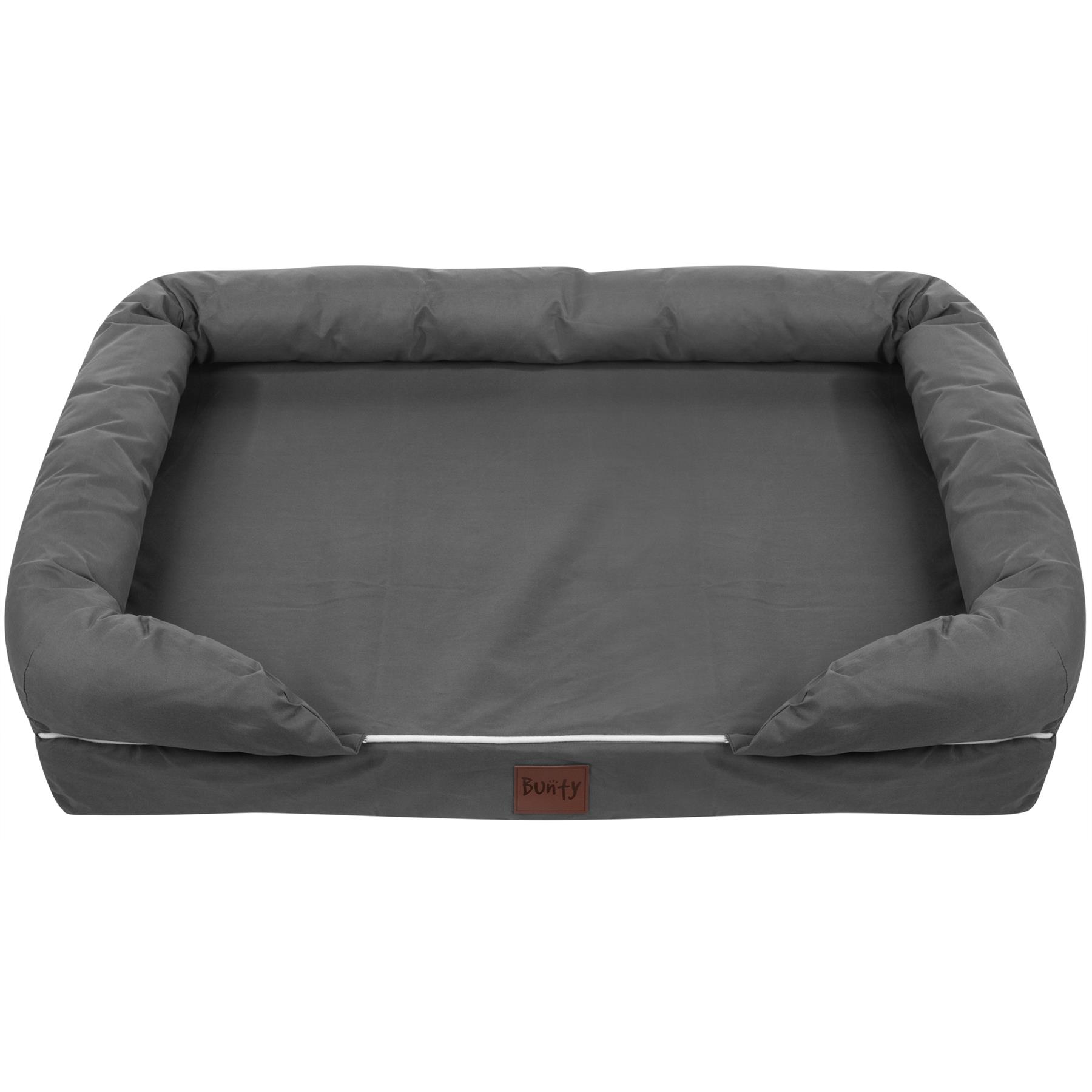 Pet Cat Dog Bed Washable Removable Cover Thick Padded Base Water Resistant S M L - Picture 35 of 46