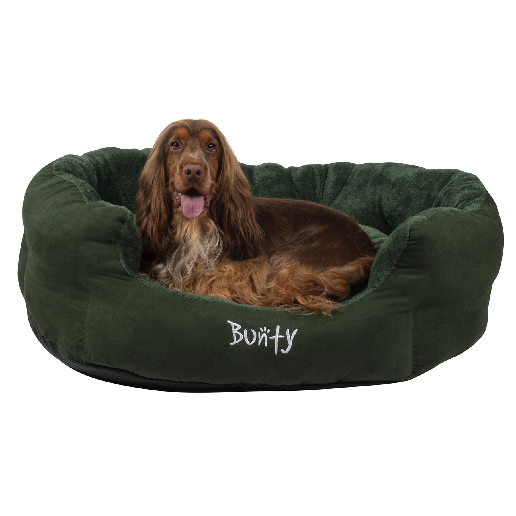 Bunty Dog Bed Cat Beds Soft Washable Fleece Removable Puppy Cushion Pet Oval - Picture 25 of 26