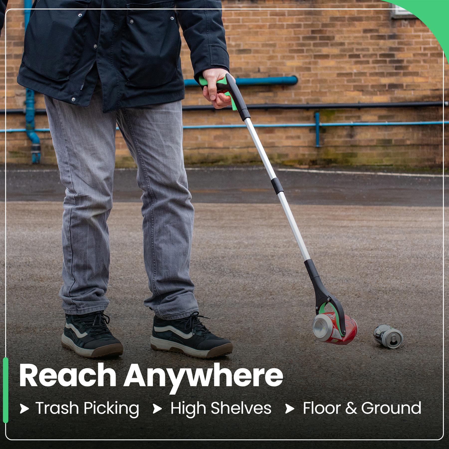 81cm/31" Reacher Grabber Tool - Long Reach Litter Picker Pick Up Mobility Tool - Picture 16 of 49