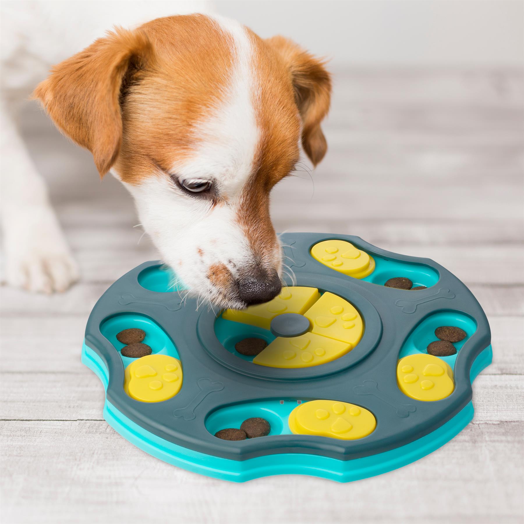 Bunty Interactive Dog Toy Stimulating Puzzle Slow Feeder Dog Treat Dispenser - Picture 5 of 19