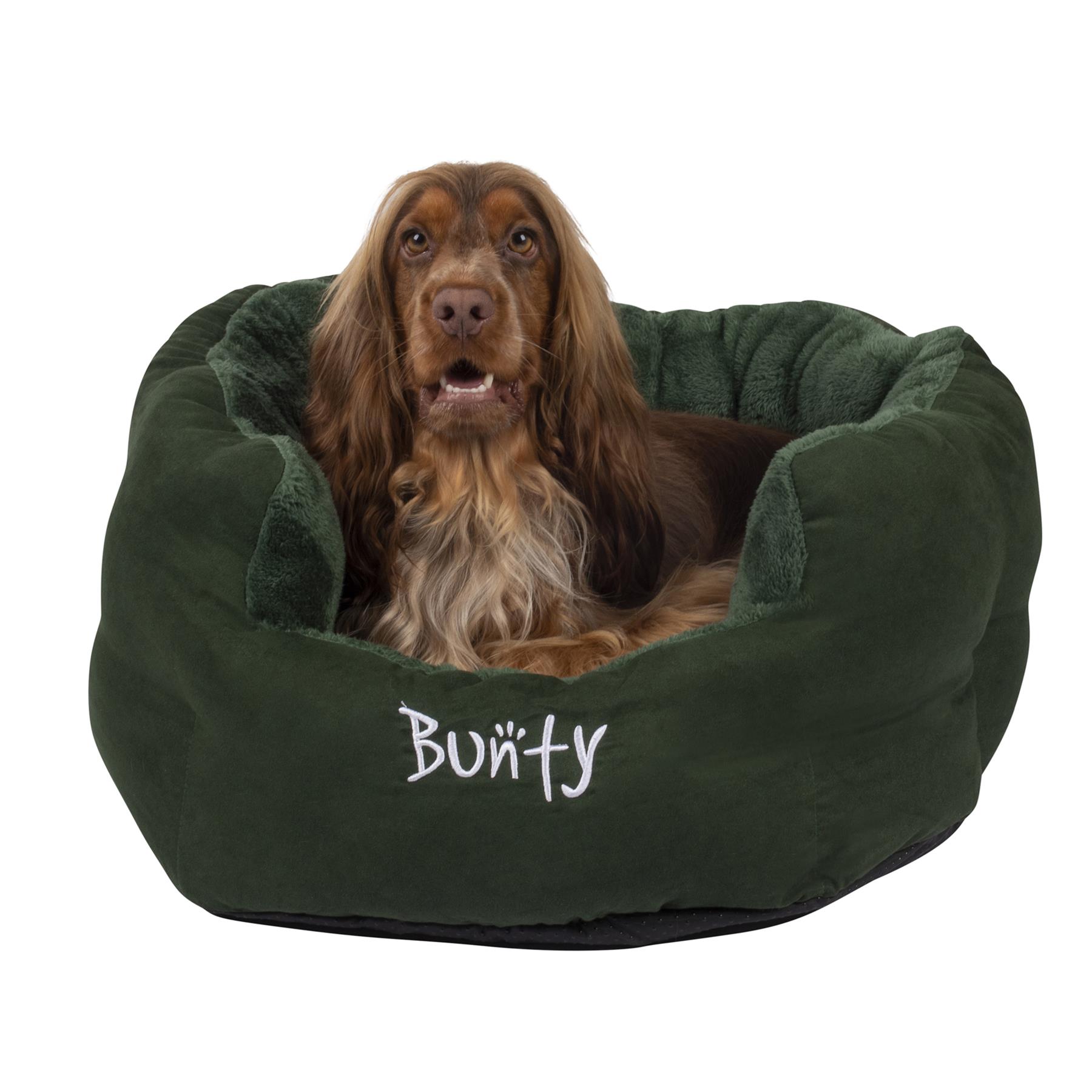 Bunty Dog Bed Cat Beds Soft Washable Fleece Removable Puppy Cushion Pet Oval - Picture 20 of 26