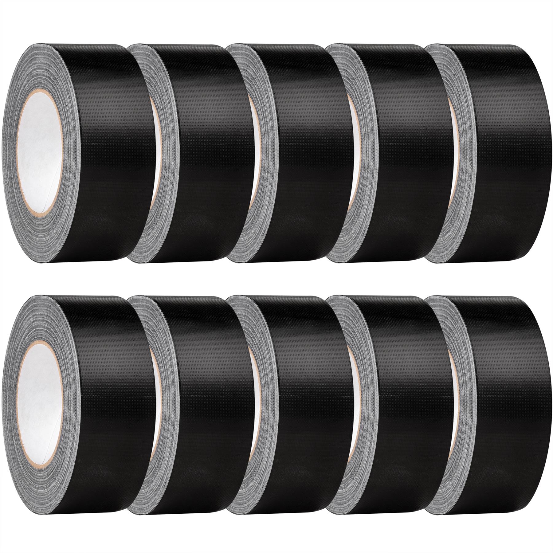 Heavy Duty Black Duct Gaffer Tape 50m x 50mm Extra Strong Outdoor Waterproof UK - Picture 14 of 15