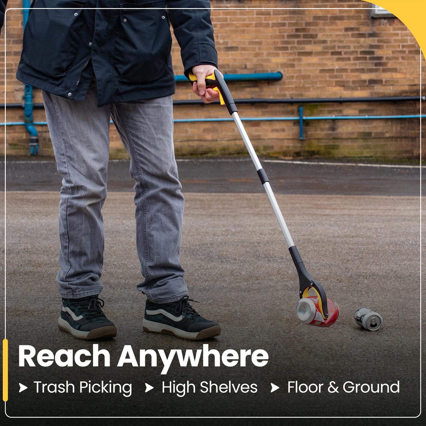 81cm/31" Reacher Grabber Tool - Long Reach Litter Picker Pick Up Mobility Tool - Picture 48 of 49