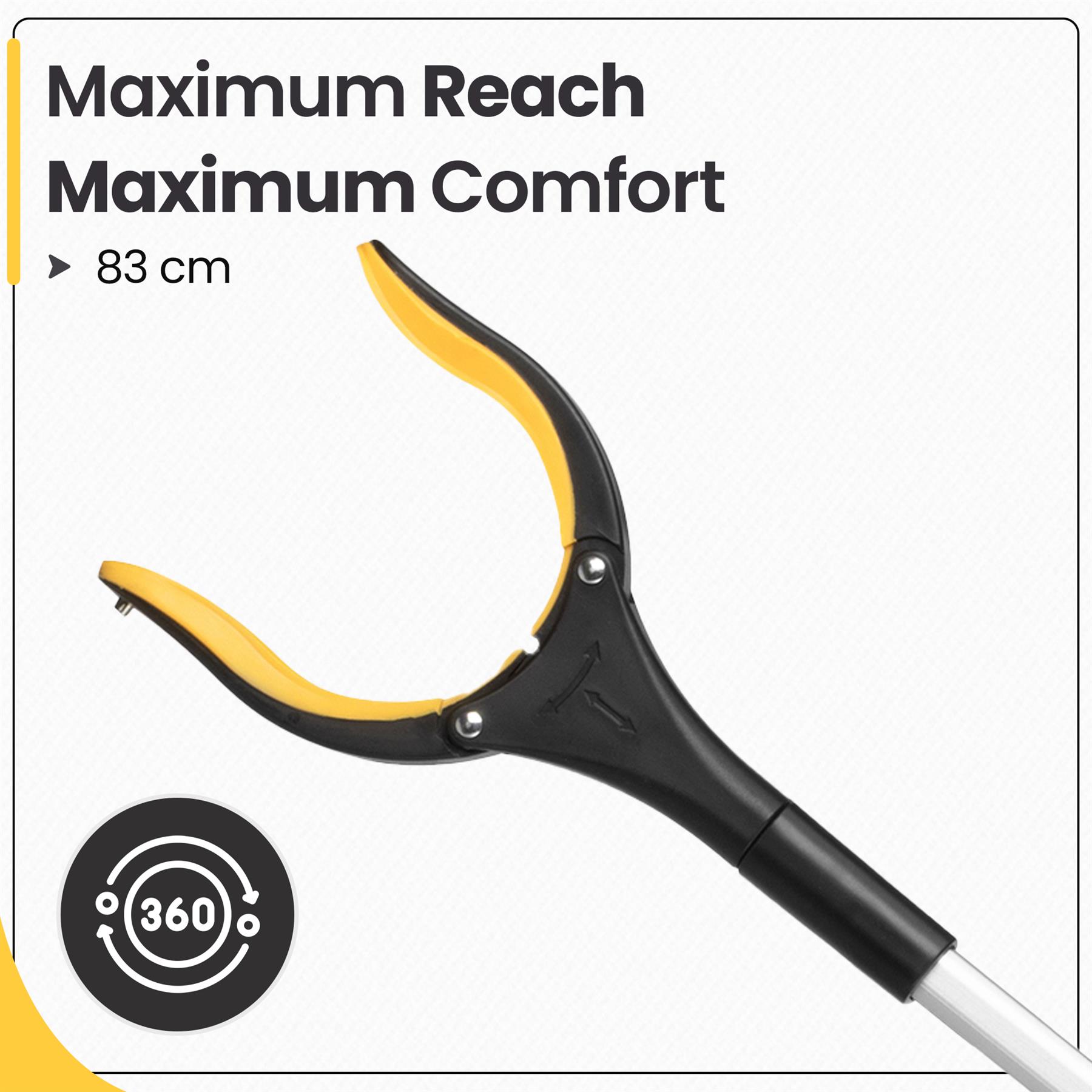 81cm/31" Reacher Grabber Tool - Long Reach Litter Picker Pick Up Mobility Tool - Picture 42 of 49