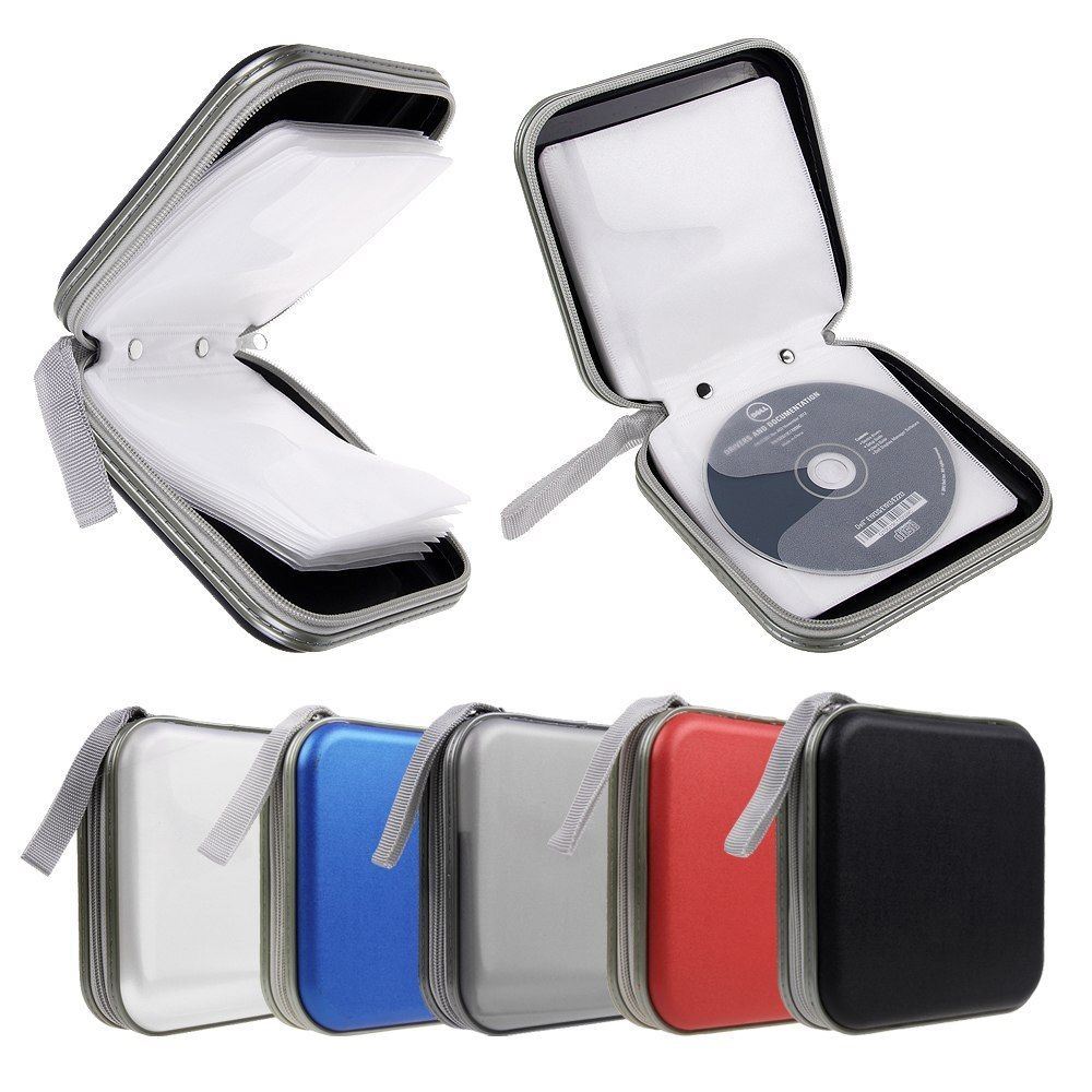 40 Pocket CD DVD Disc Storage Holder Protector Wallet Car Music Carry