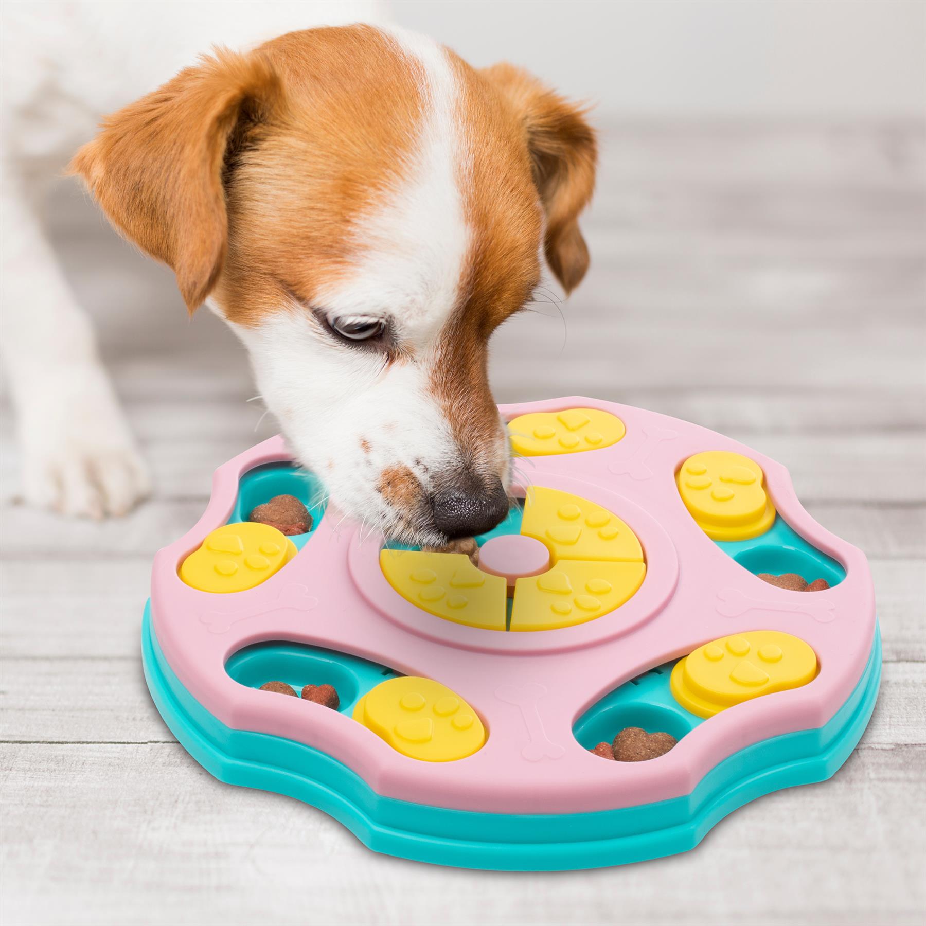 Bunty Interactive Dog Toy Stimulating Puzzle Slow Feeder Dog Treat Dispenser - Picture 14 of 19
