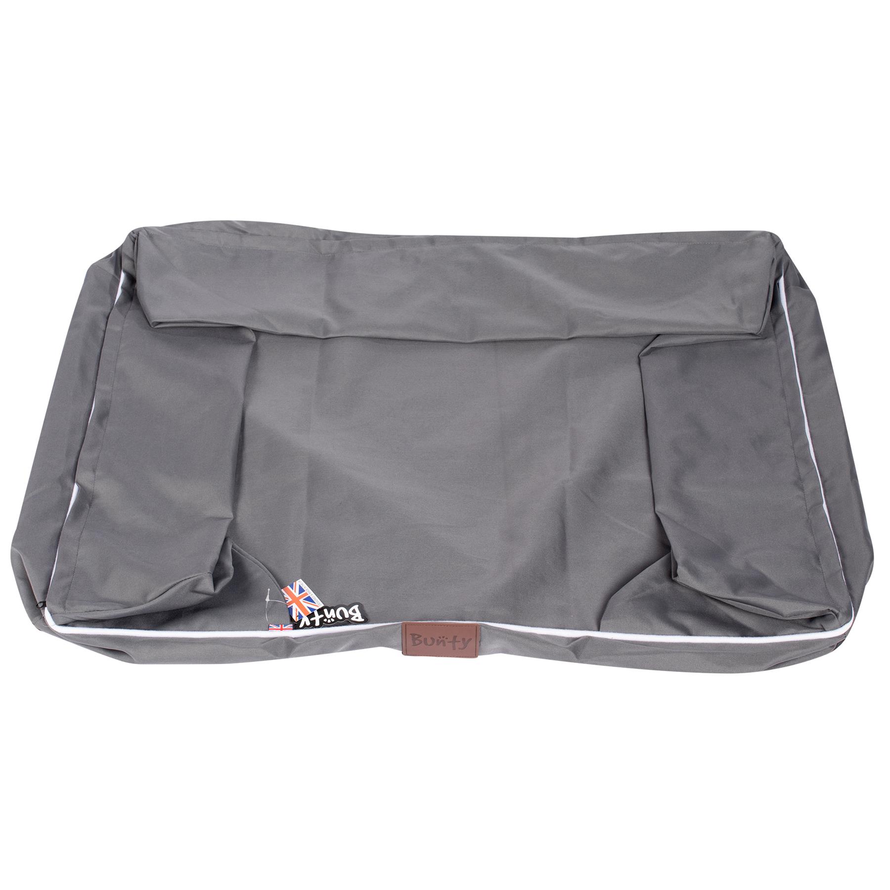 Pet Cat Dog Bed Washable Removable Cover Thick Padded Base Water Resistant S M L - Picture 34 of 46