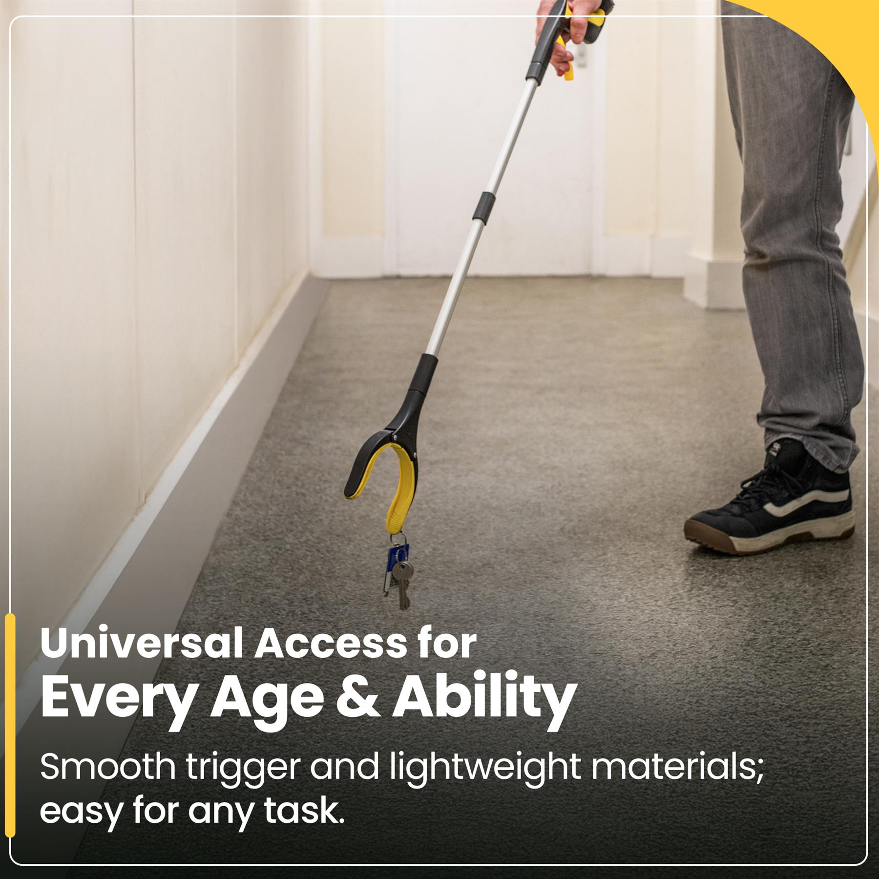 81cm/31" Reacher Grabber Tool - Long Reach Litter Picker Pick Up Mobility Tool - Picture 45 of 49