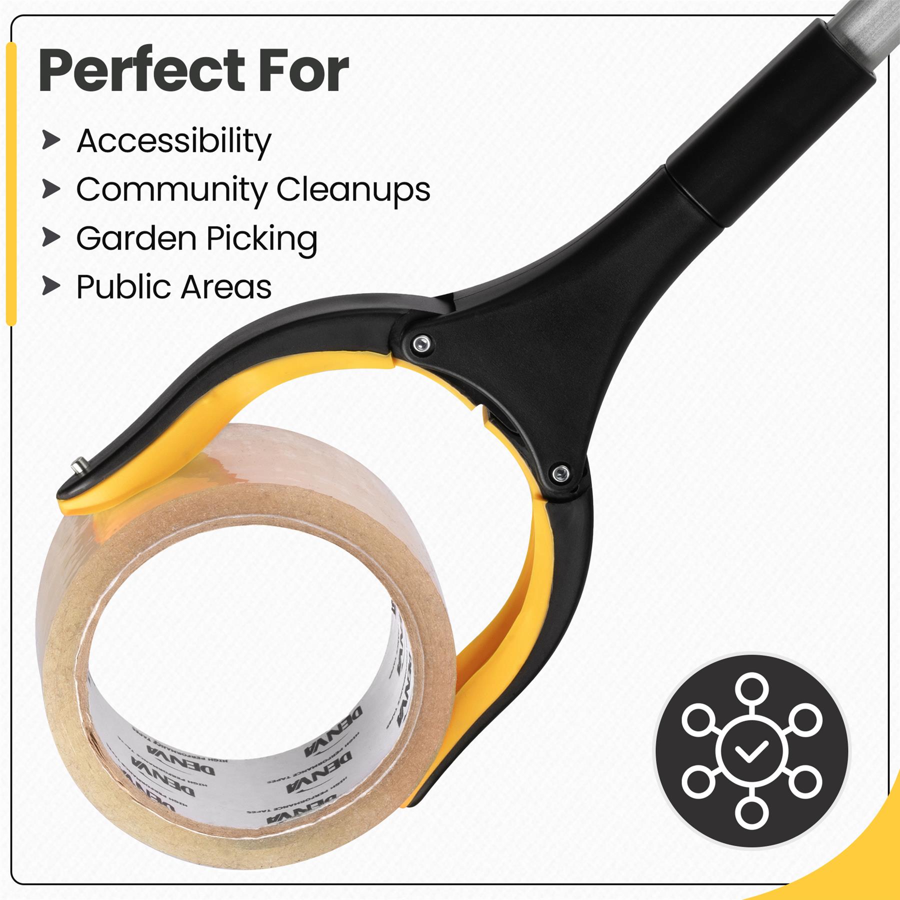 81cm/31" Reacher Grabber Tool - Long Reach Litter Picker Pick Up Mobility Tool - Picture 49 of 49