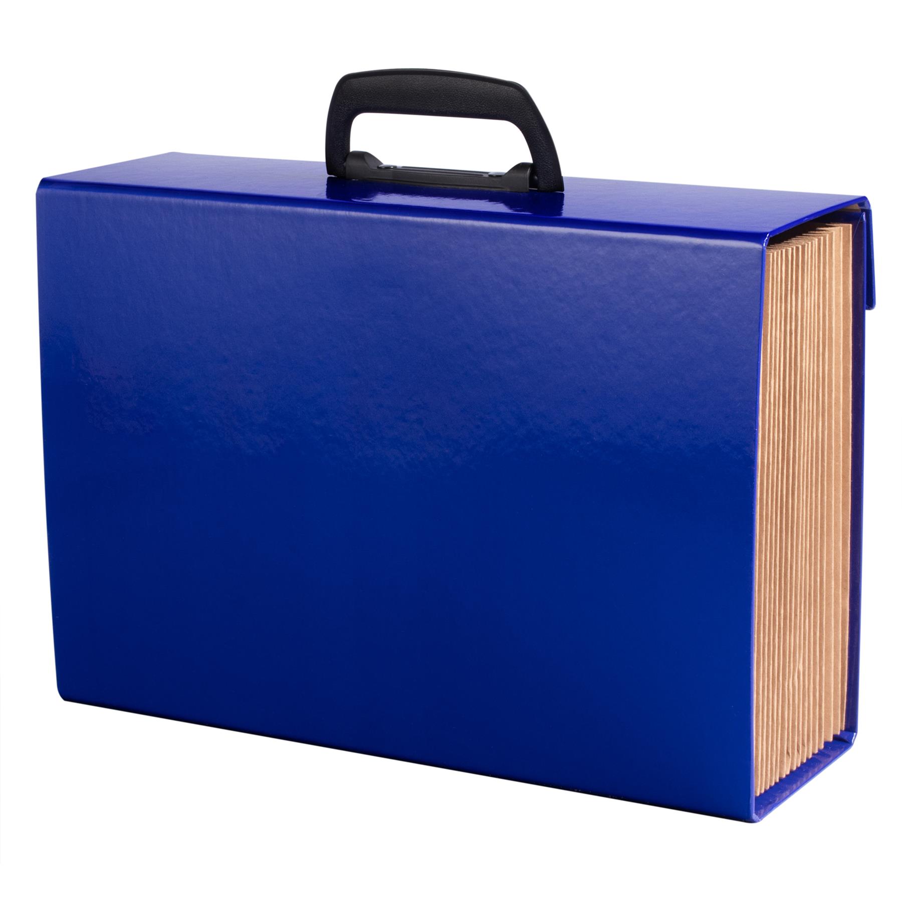 19 Pocket A4 Box File Wallet Expanding Organiser Paper Documents Foolscap Folder - Picture 14 of 29