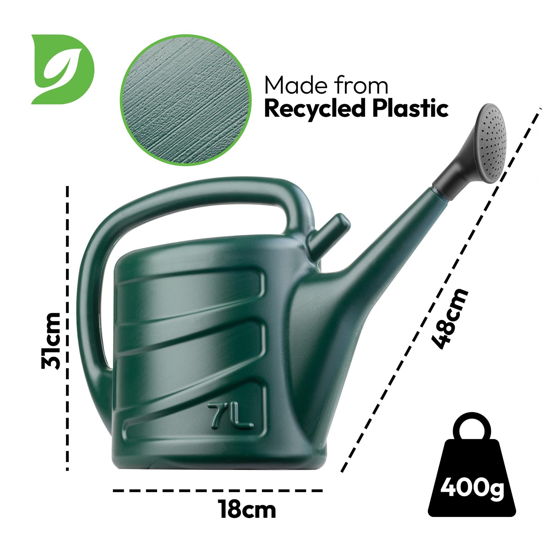 Watering Can Rose Head Detachable, Indoor & Outdoor Water Can 10L / 7L / 6L / 5L - Produktbild 1