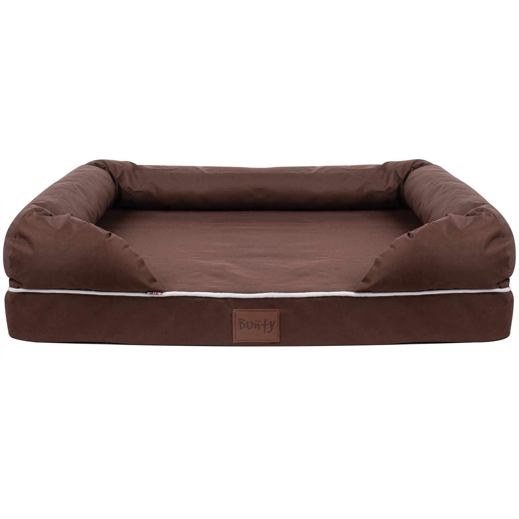 Pet Cat Dog Bed Washable Removable Cover Thick Padded Base Water Resistant S M L - Picture 24 of 46