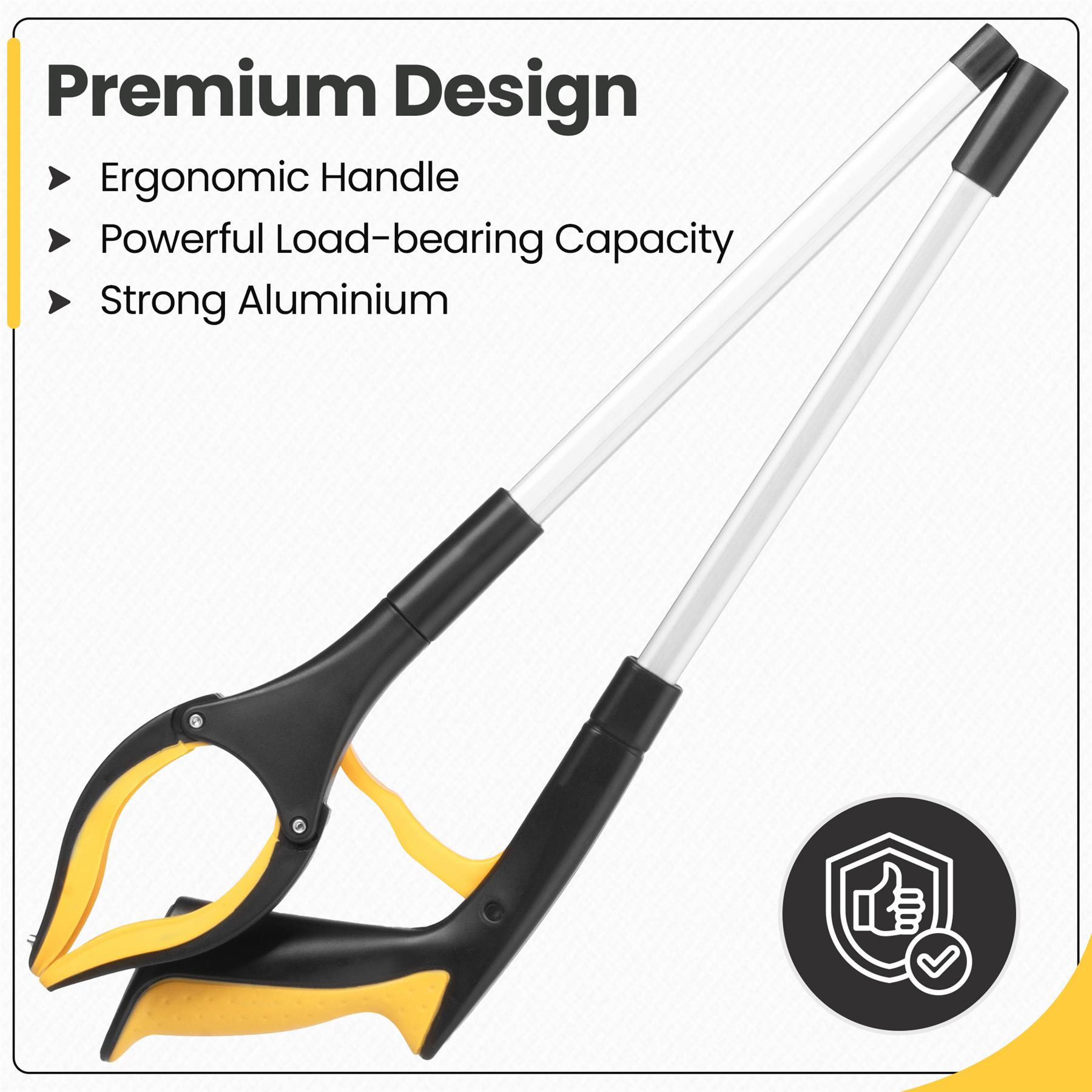 81cm/31" Reacher Grabber Tool - Long Reach Litter Picker Pick Up Mobility Tool - Picture 43 of 49