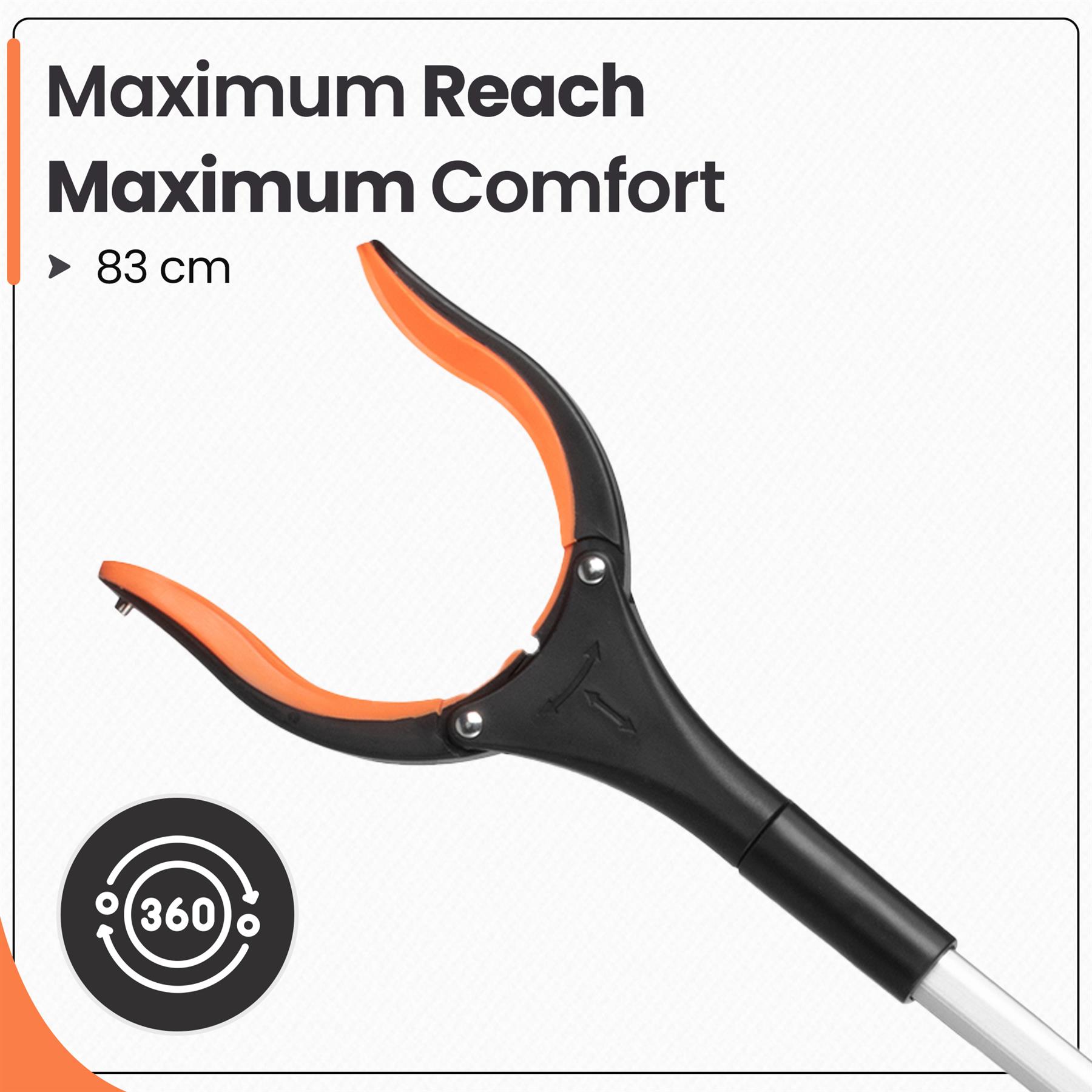 81cm/31" Reacher Grabber Tool - Long Reach Litter Picker Pick Up Mobility Tool - Picture 18 of 49