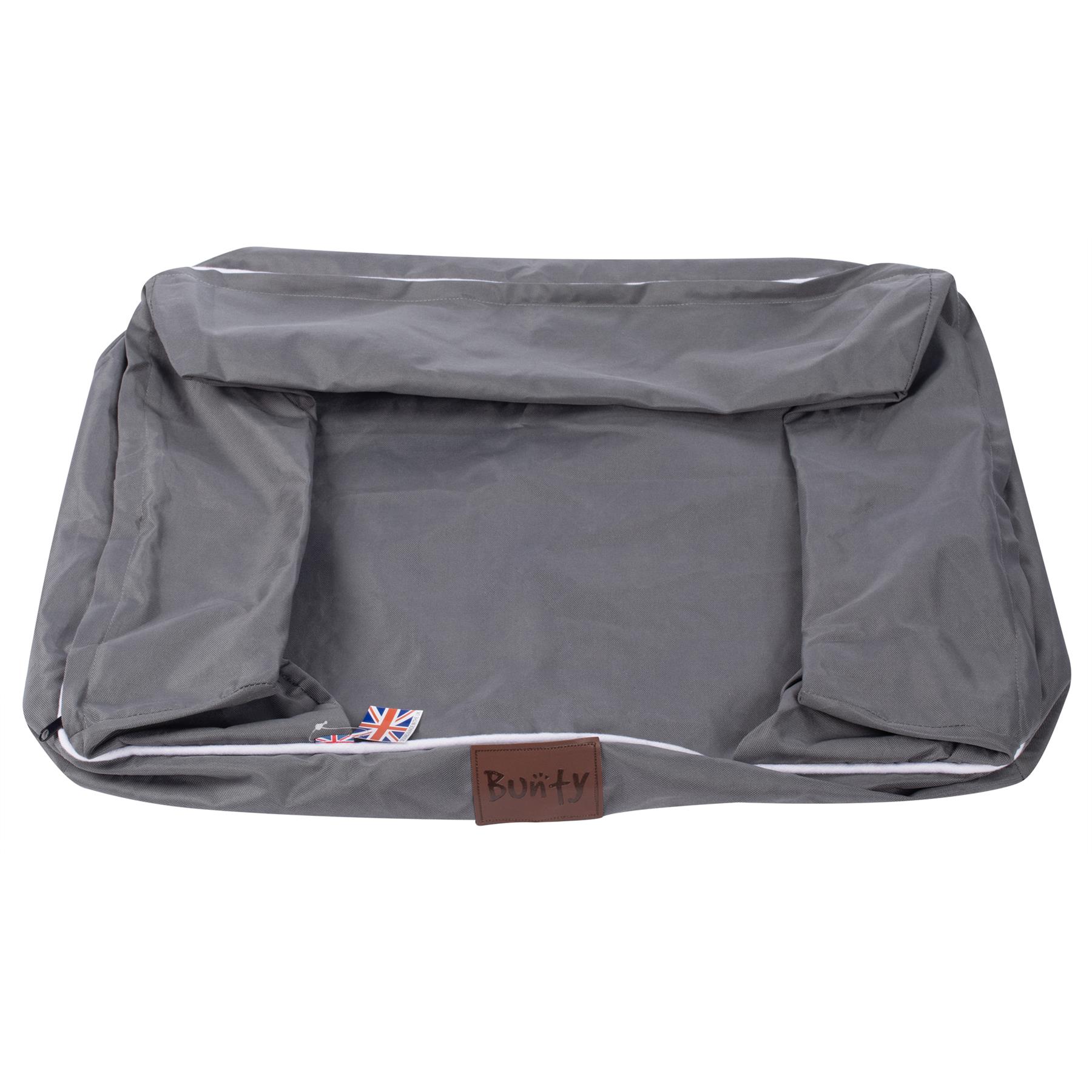Pet Cat Dog Bed Washable Removable Cover Thick Padded Base Water Resistant S M L - Picture 22 of 46
