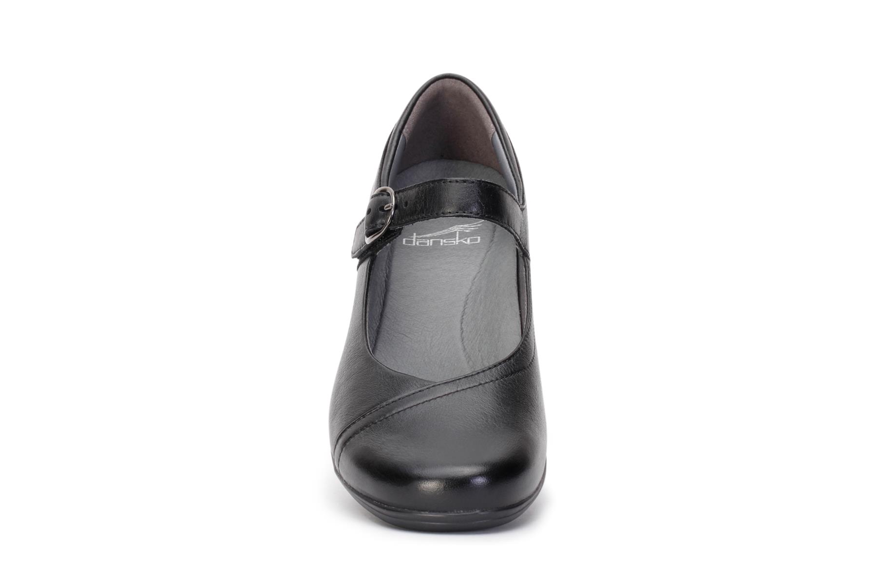 Dansko Women's Mary Janes Shoes Fawna Wide Milled Nappa Leather