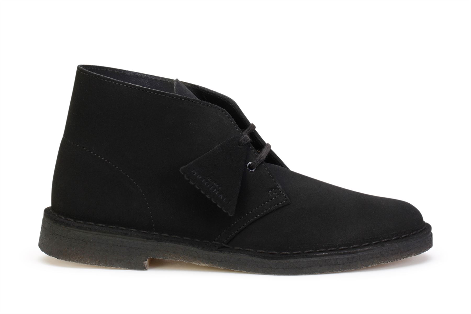 Clarks Originals Men's Desert Boots Black Suede 26138227