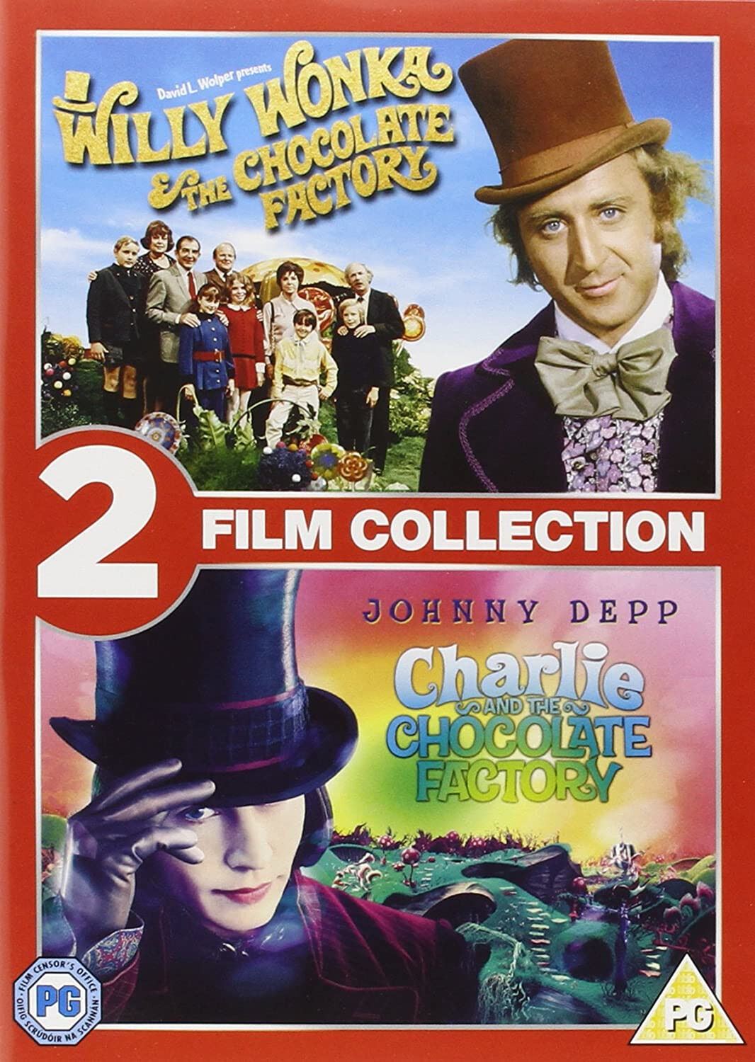 Willy Wonka and the Chocolate Factory 2-Film Collection [PG] DVD