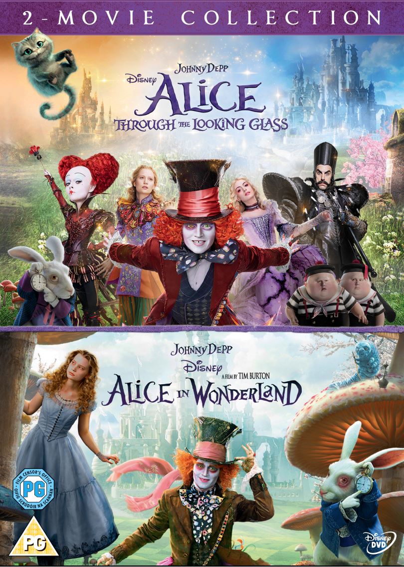 Alice in Wonderland/Alice Through the Looking Glass [PG] DVD | eBay UK