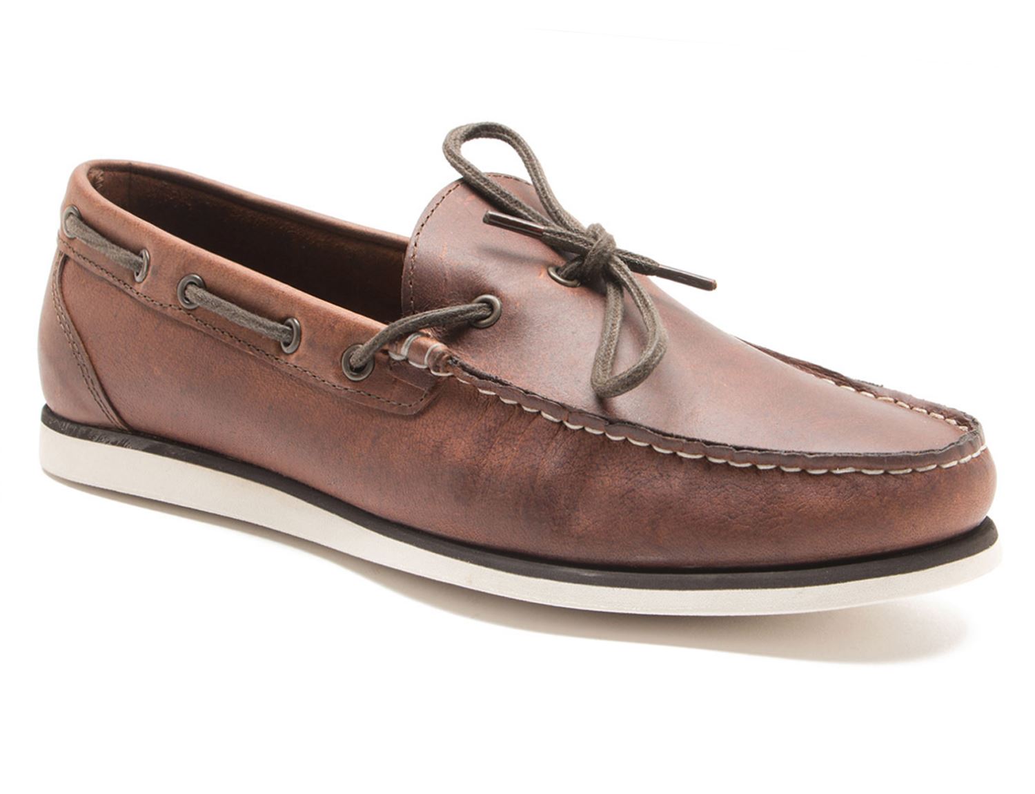 red tape men's leather boat shoes