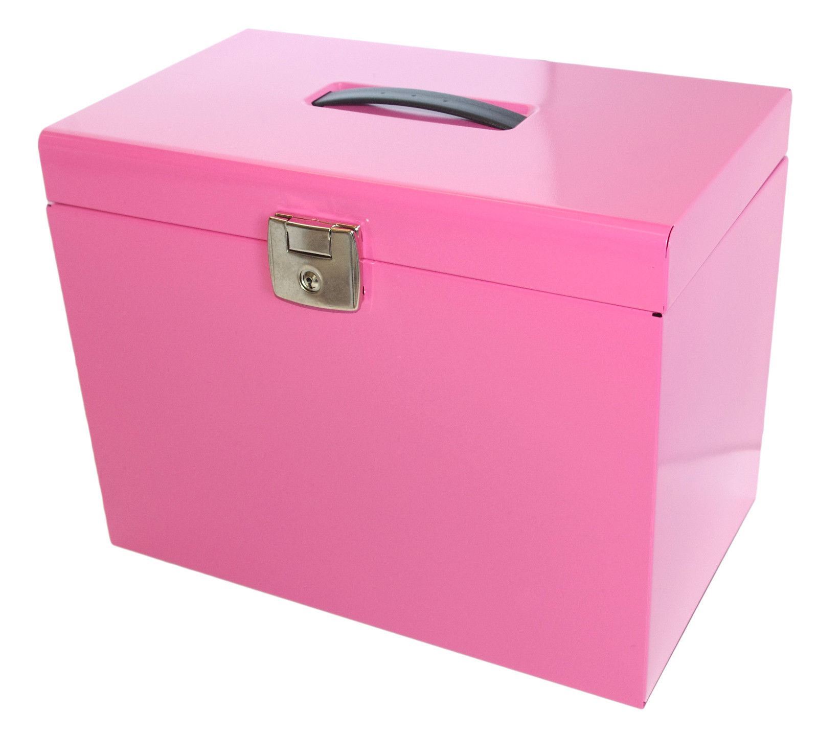 Metal File Storage Box A4 Lockable 5 Free Files OR Optional Suspension Files - Picture 27 of 32