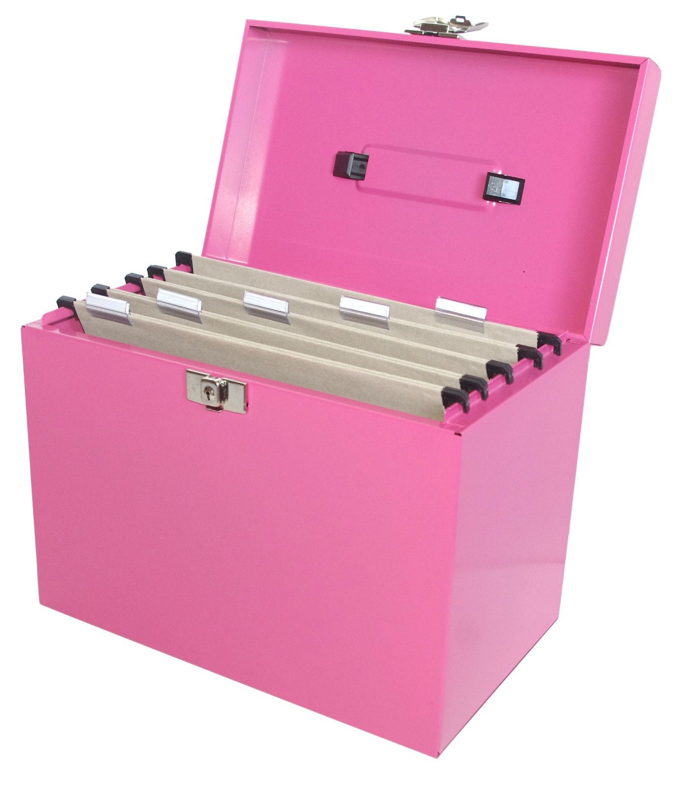 Metal File Storage Box A4 Lockable 5 Free Files OR Optional Suspension Files - Picture 30 of 32